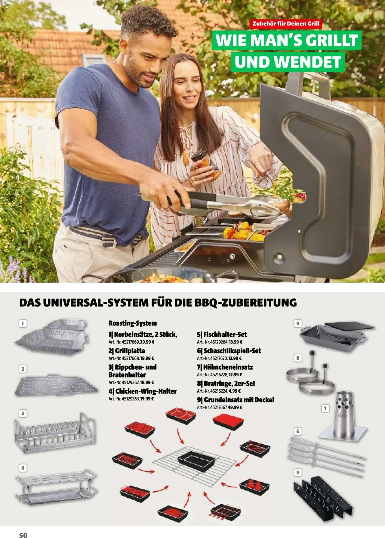 Hagebau Gartenkatalog 2025 gültig ab 05.03.2025 | Seite: 50 | Produkte: Grill