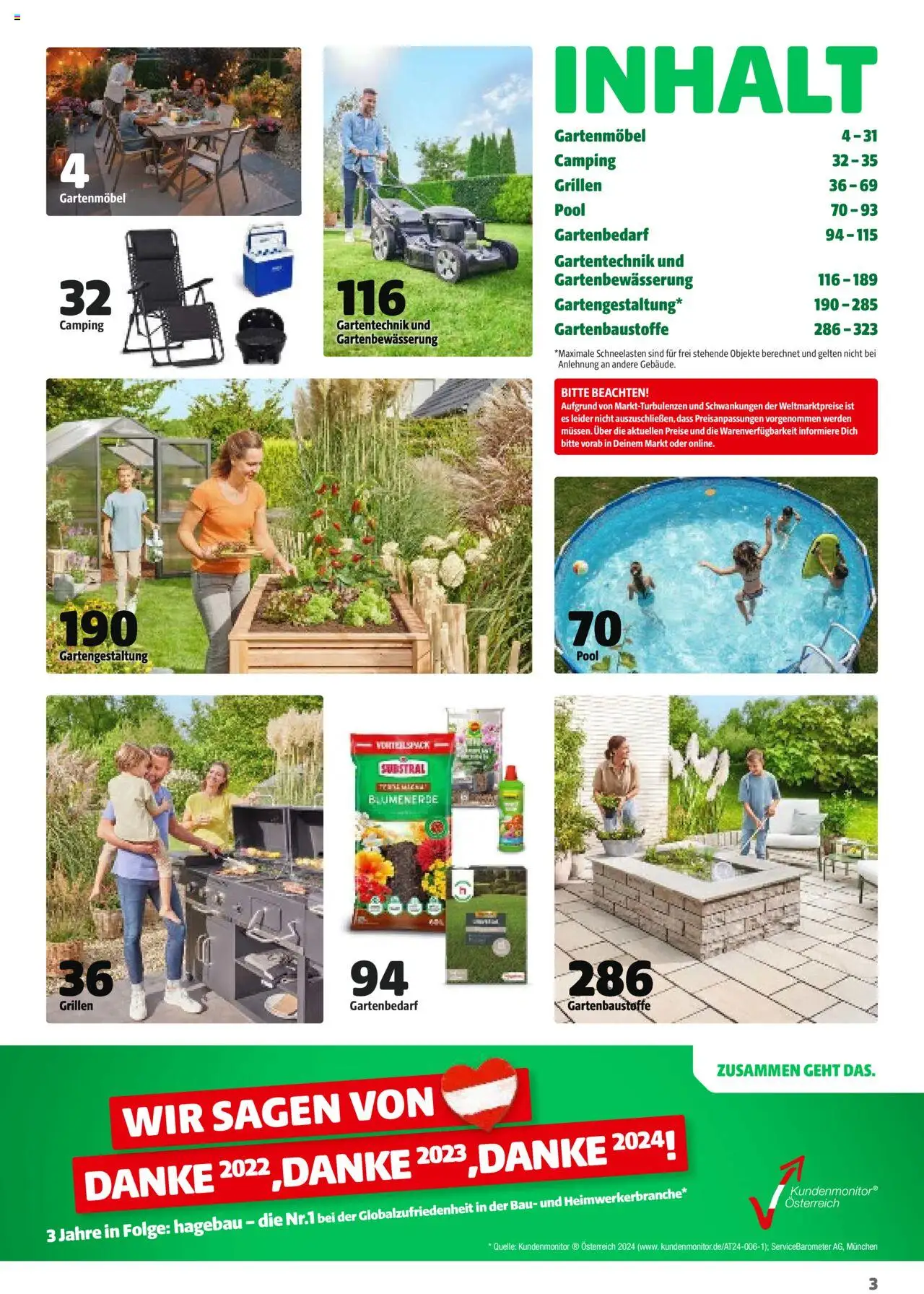 Hagebau Gartenkatalog 2025 gültig ab 05.03.2025 | Seite: 3 | Produkte: Grill