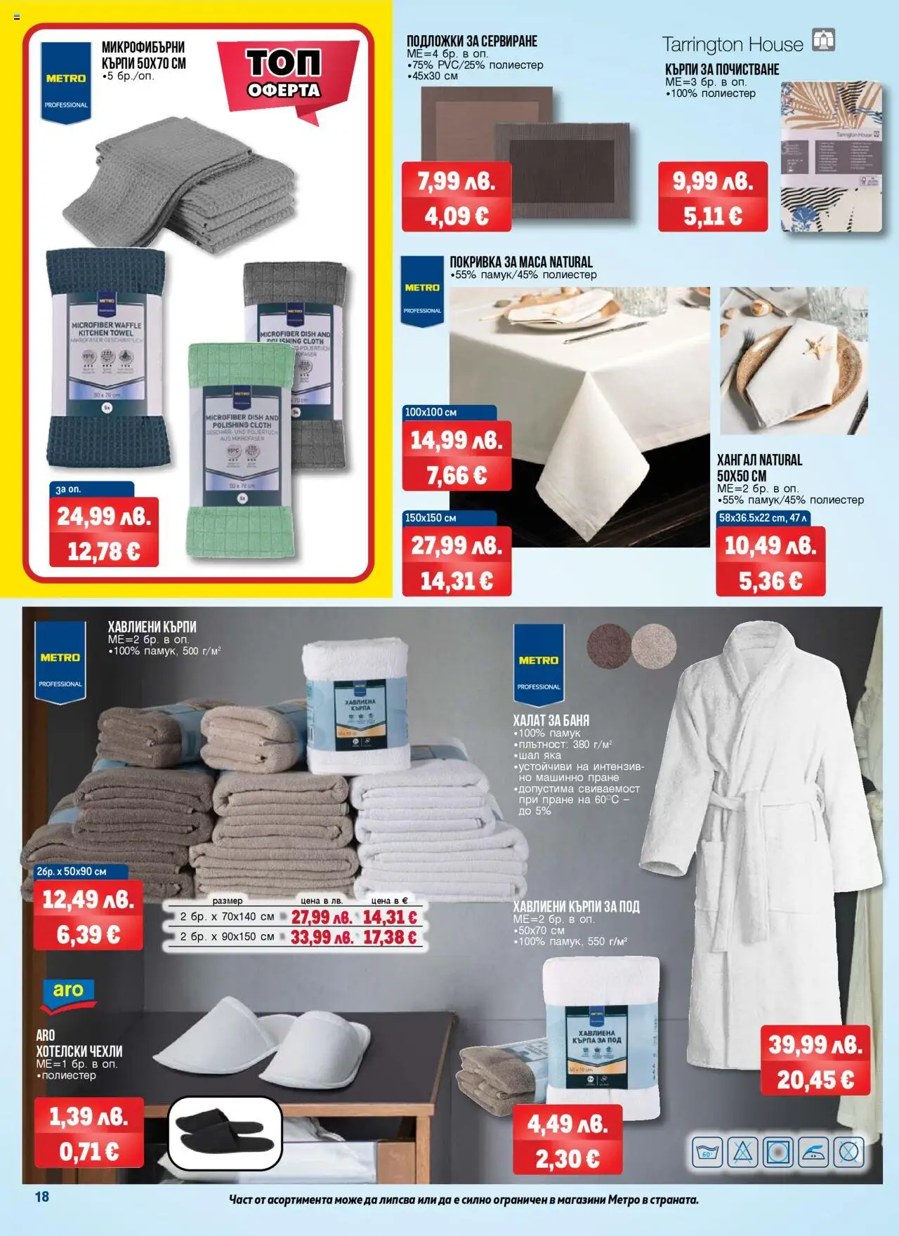  | Страница: 18 | Продукти: Халат, Халат за баня, Darált marhahús, Кърпа