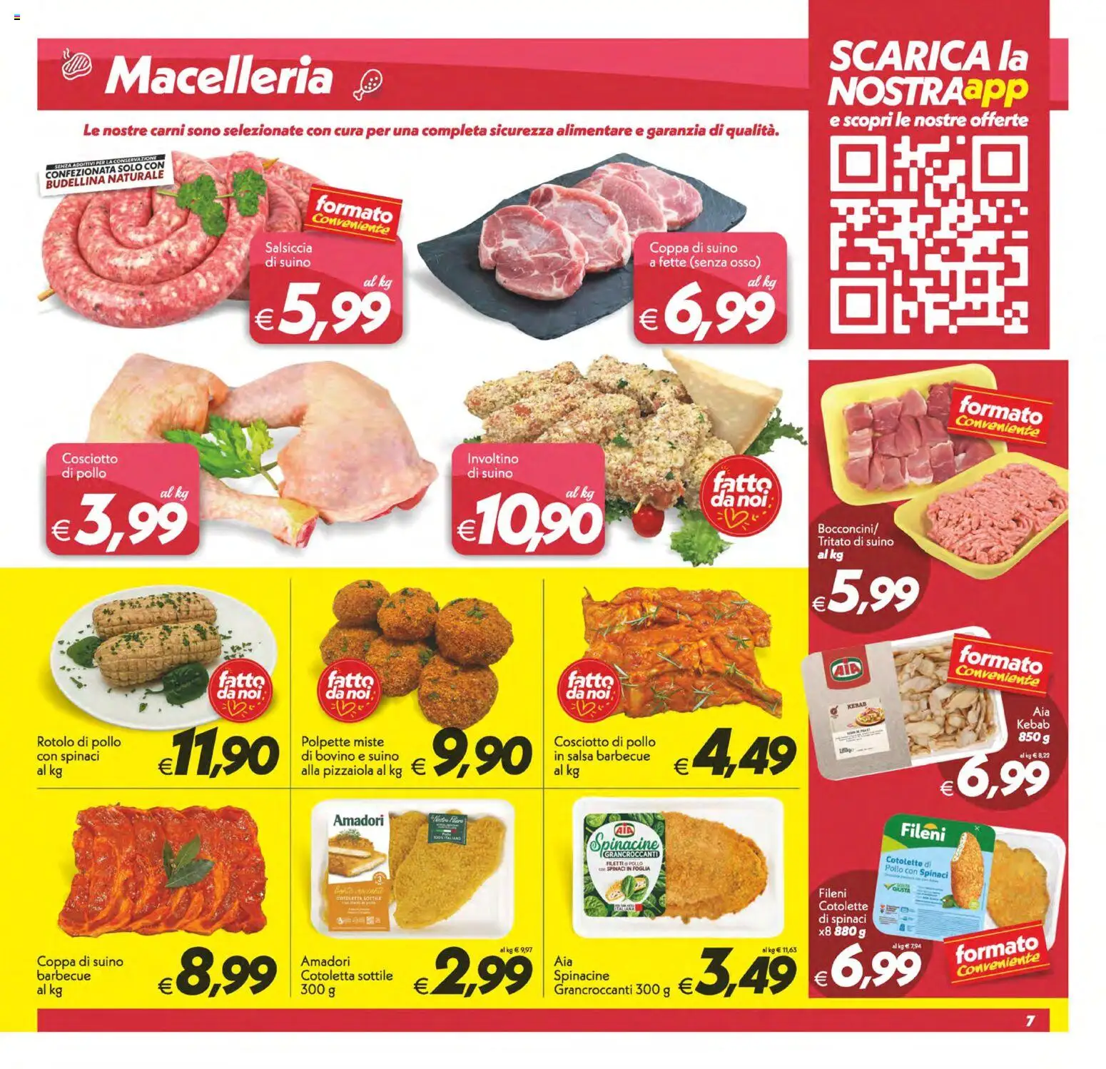 Volantino SuperConveniente del 13.02.2026 | Pagina: 7 | Prodotti: Bovino, Barbecue, Salsiccia, Polpette