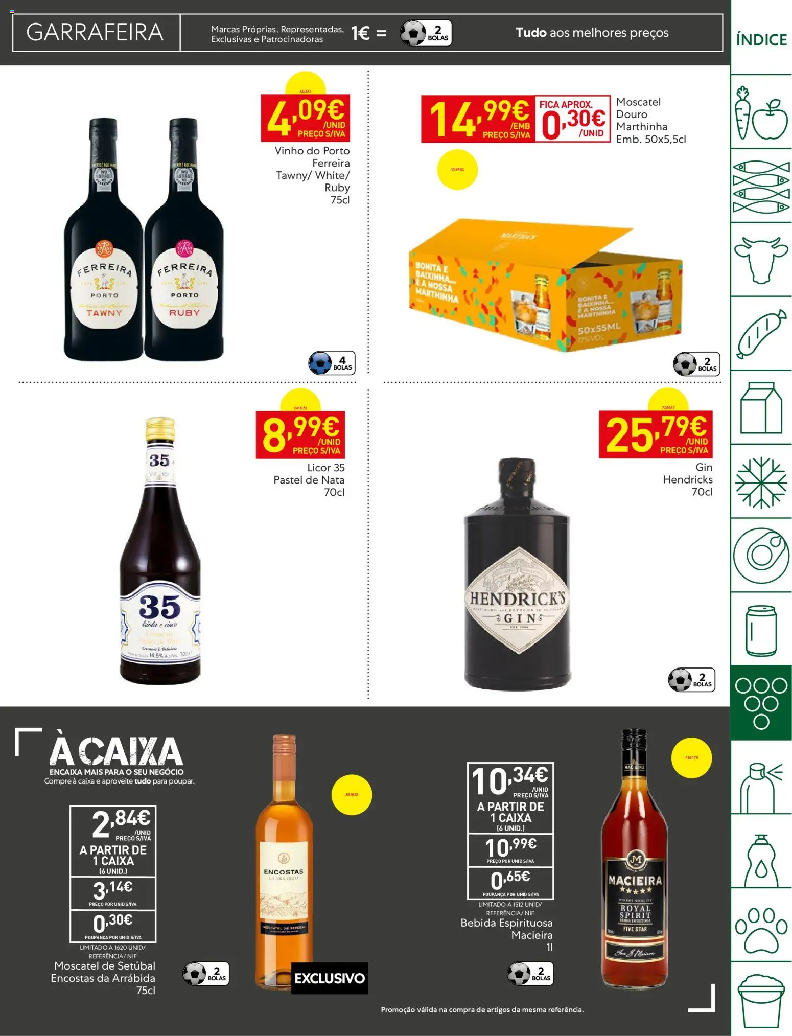 Recheio folheto │ válido de 28.04.2026 | Página: 39 | Produtos: Licor, Caixa, Vinho, Nata