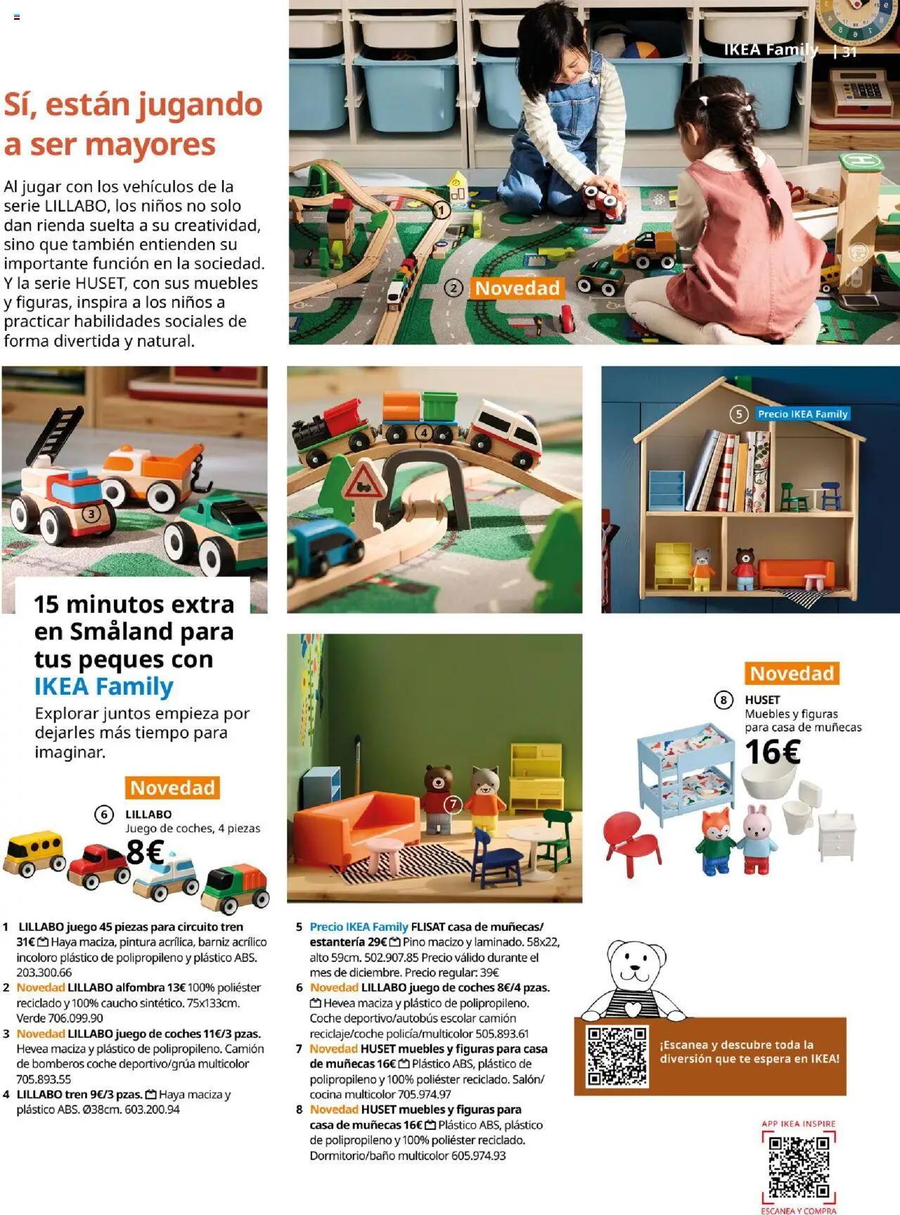 Catálogo IKEA Family │ válido desde el 01.10.2025 | Página: 31 | Productos: Té, Casa de muñecas, Muebles, Cocina