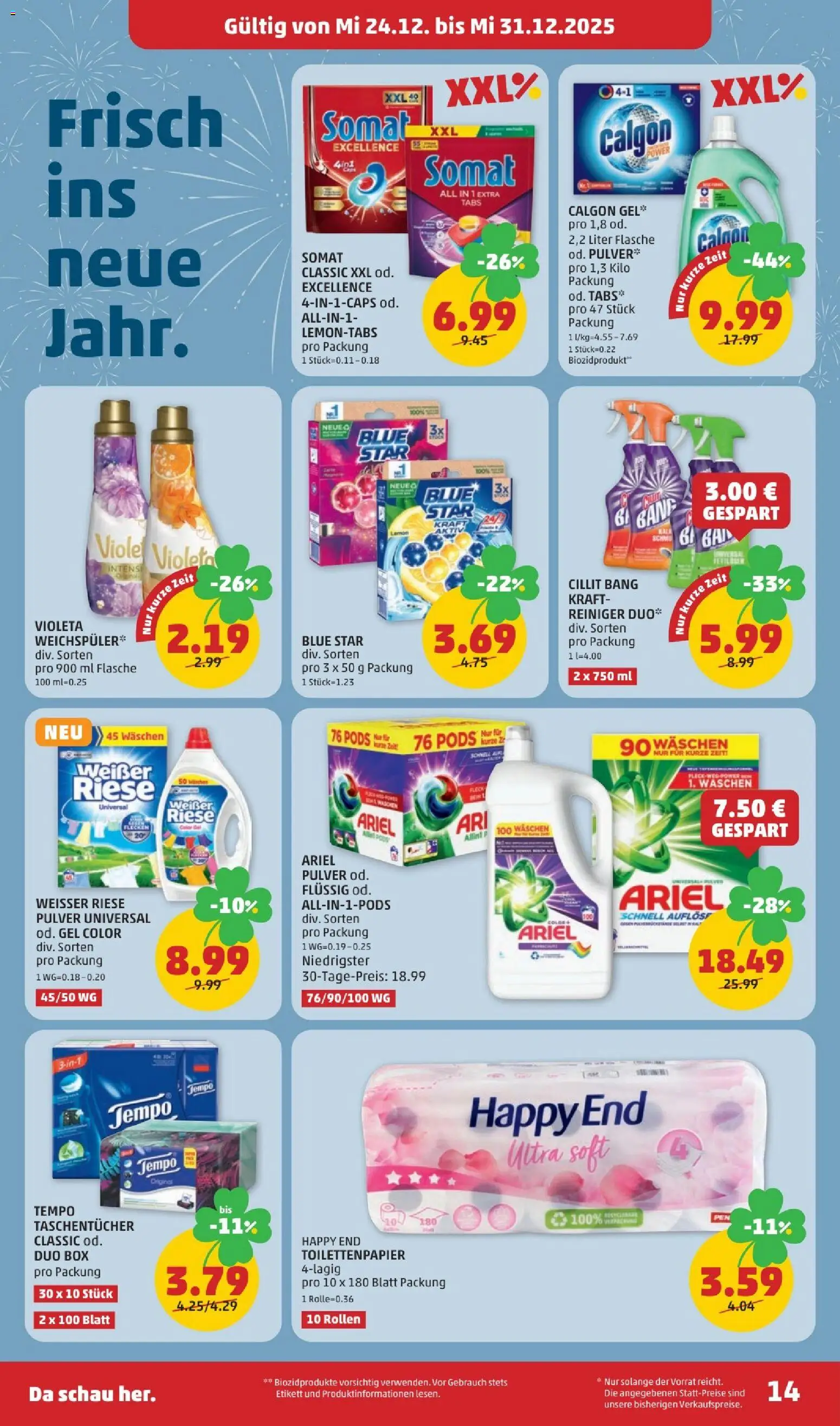 Penny Markt Flugblatt gültig ab 24.12.2025 | Seite: 14 | Produkte: Box