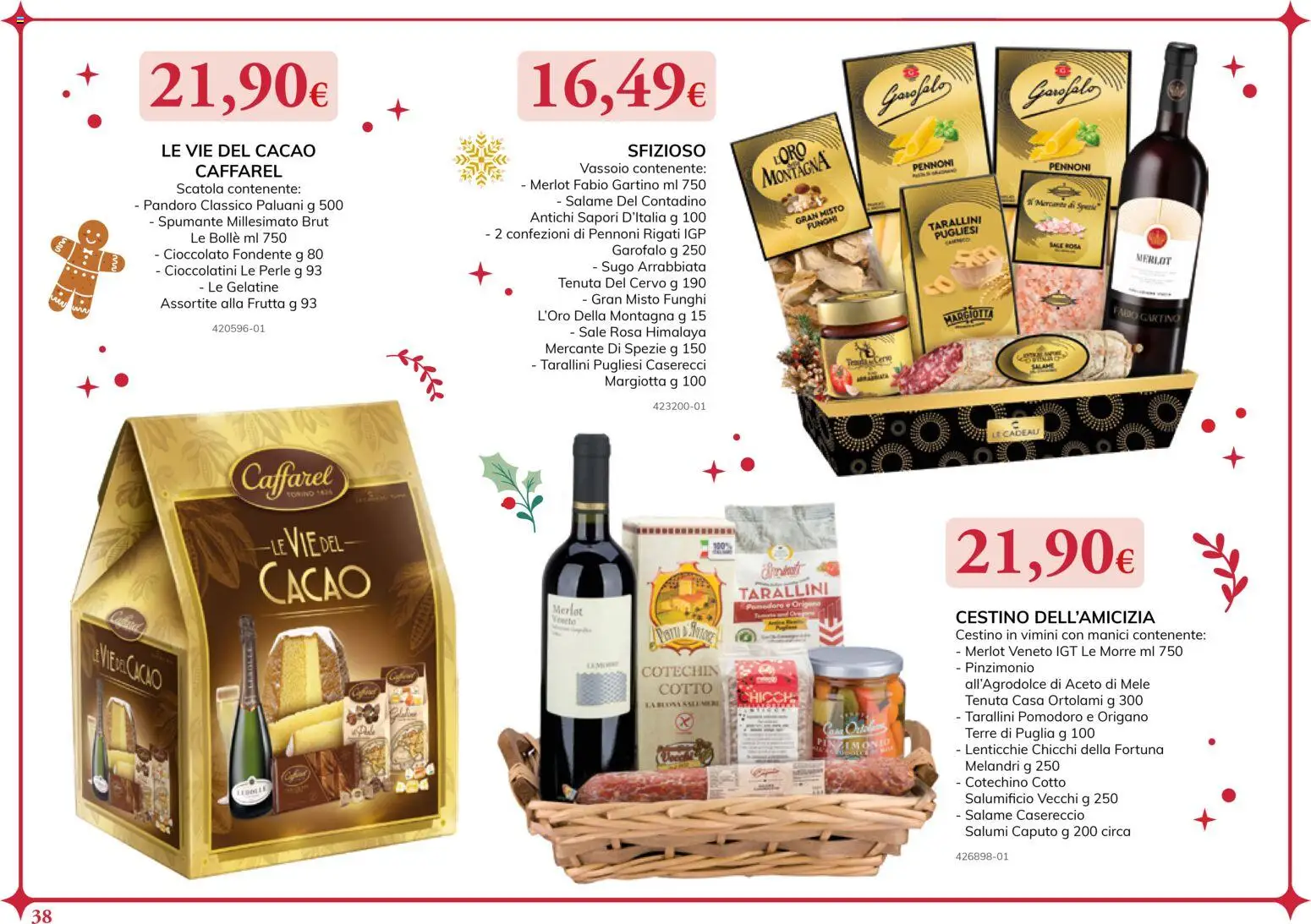 Volantino Basko del 24.11.2025 | Pagina: 38 | Prodotti: Salame, Pomodoro, Cacao, Cioccolatini
