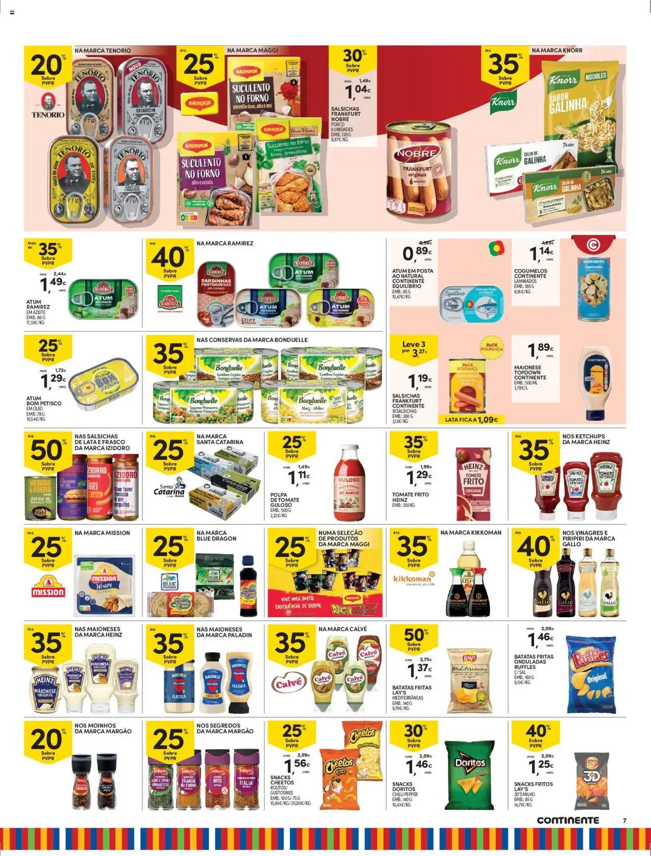 Continente - Madeira │ válido de 30.09.2025 | Página: 7 | Produtos: Soja, Boné, Azeite, Maionese