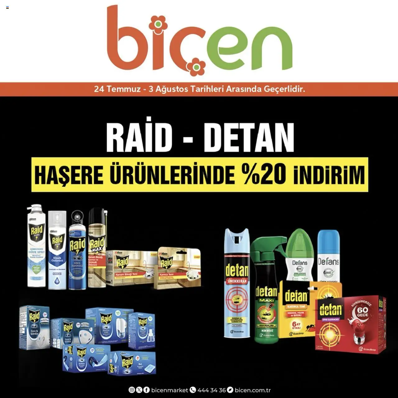 Biçen Market İndirim - 24.07.2025 tarihinden itibaren geçerlidir | Sayfa: 1