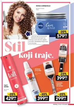 Roda Katalog neprehrane - pregled Roda kataloga - važi od 19.02.2026 | Strana: 7 | Proizvode: Cetka za kosu, Finish, Nivea, Lak za kosu