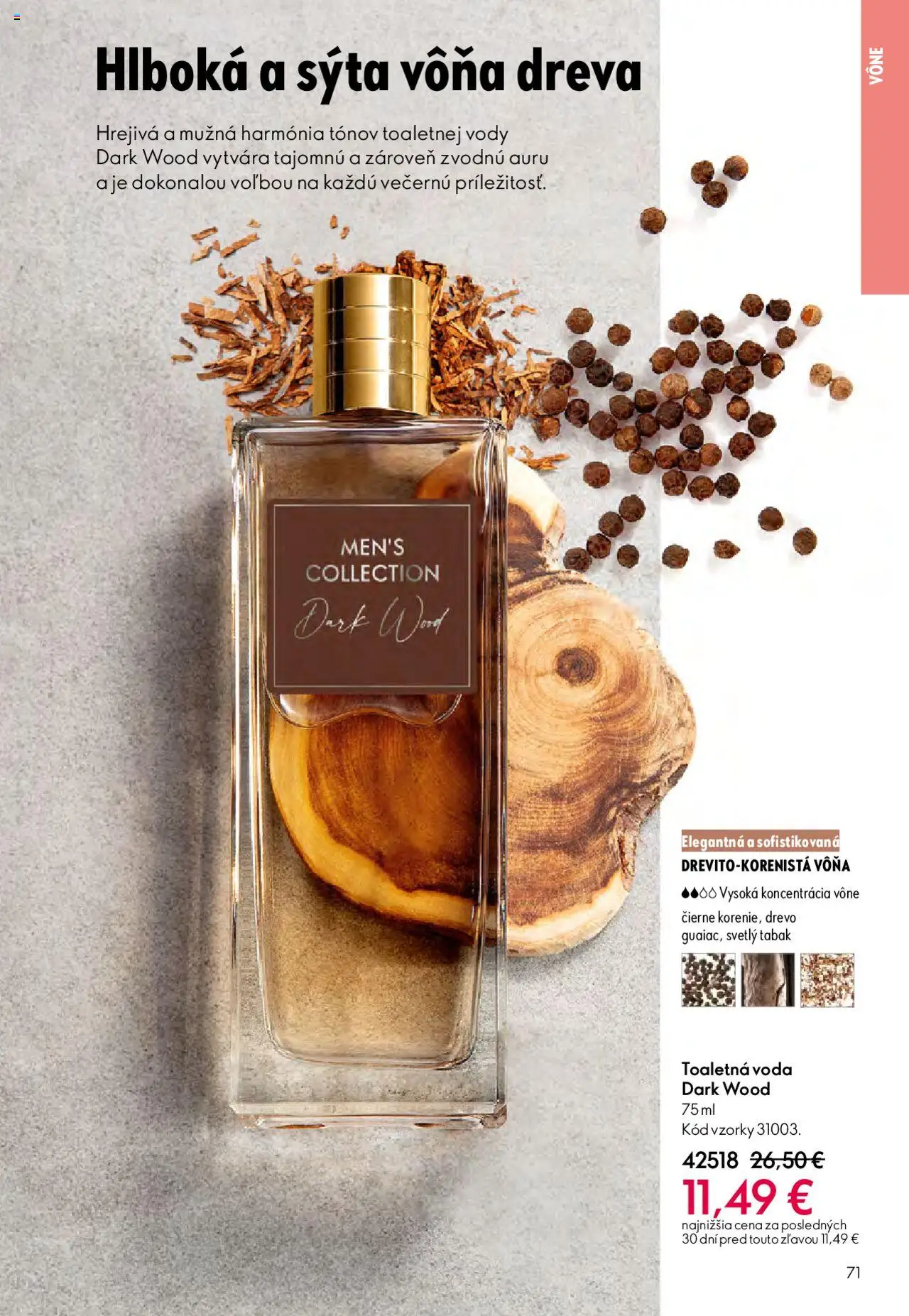 Nové Oriflame akcie – leták je platný od 22.10.2025 | Strana: 71 | Produkty: Toaletná voda, Voda
