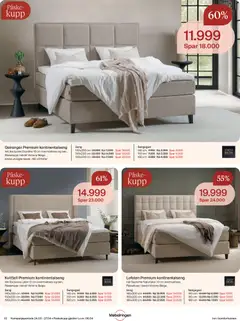 Forhåndsvisning av Møbelringen kundeavis gyldig fra 24.03.2026 | Side: 10 | Produkter: Overmadrass, Kontinentalseng, Seng, Sengegavl