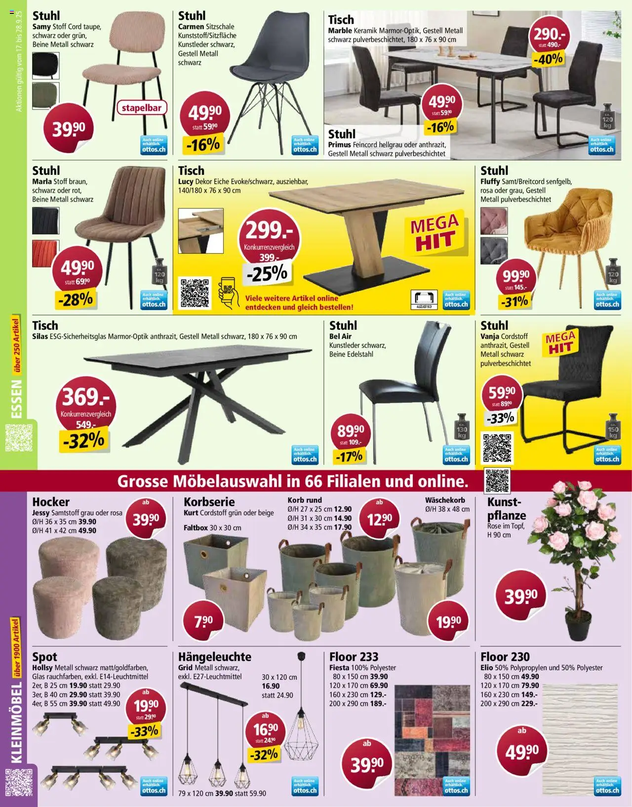 Otto's Aktionen – gültig ab 17.09.2025 | Seite: 10 | Produkte: Tisch, Hocker, Stuhl, Korb