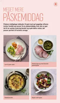 Hamburgerryg med klassisk grønlangkål, Ham with classic kale. gyldig fra 17.03.2026 | Side: 9 | Produkter: Salat, Hamburgerryg, Grønlangkål