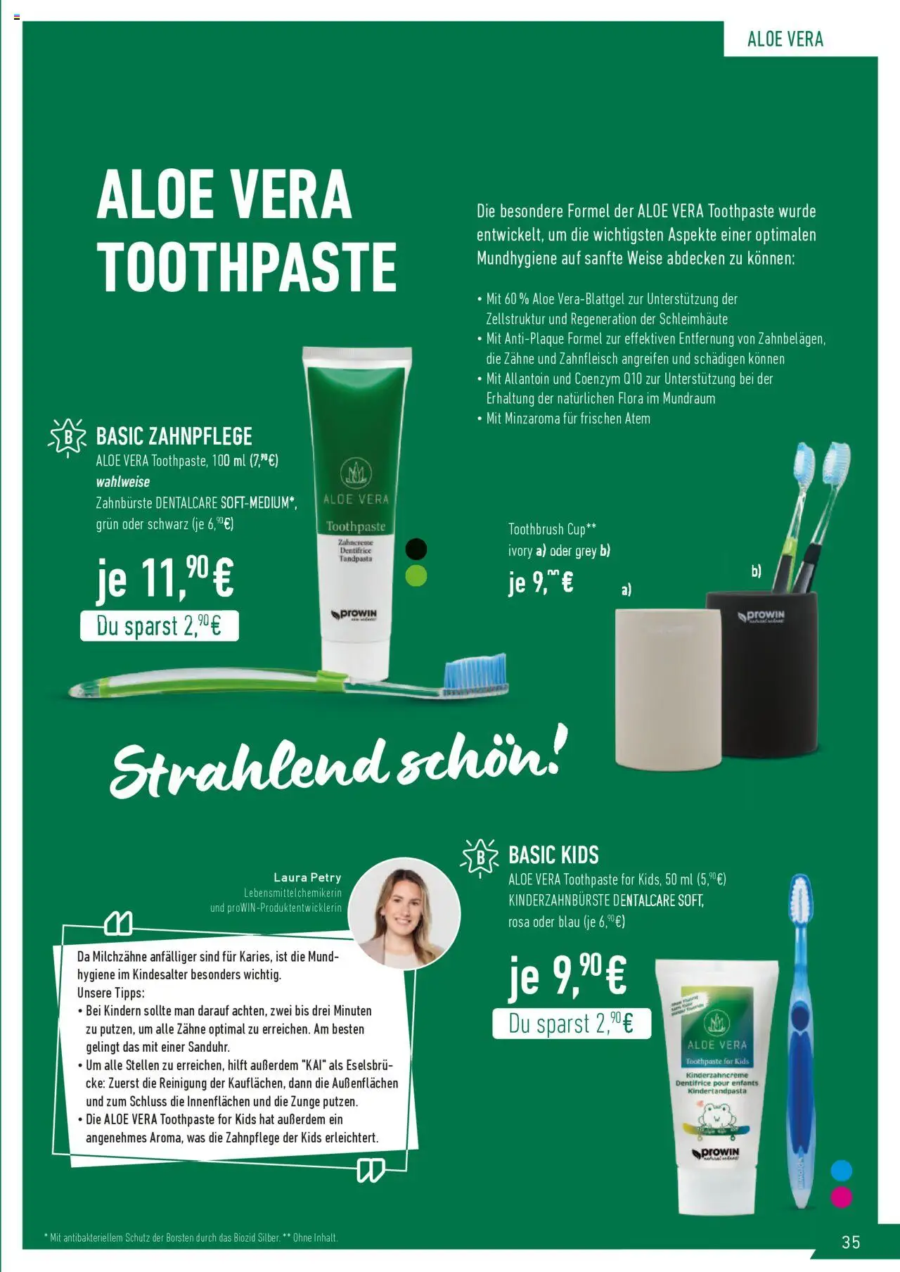 Katalog ProWin New Wellness  – gültig ab 01.10.2025 | Seite: 35 | Produkte: Zahnbürste
