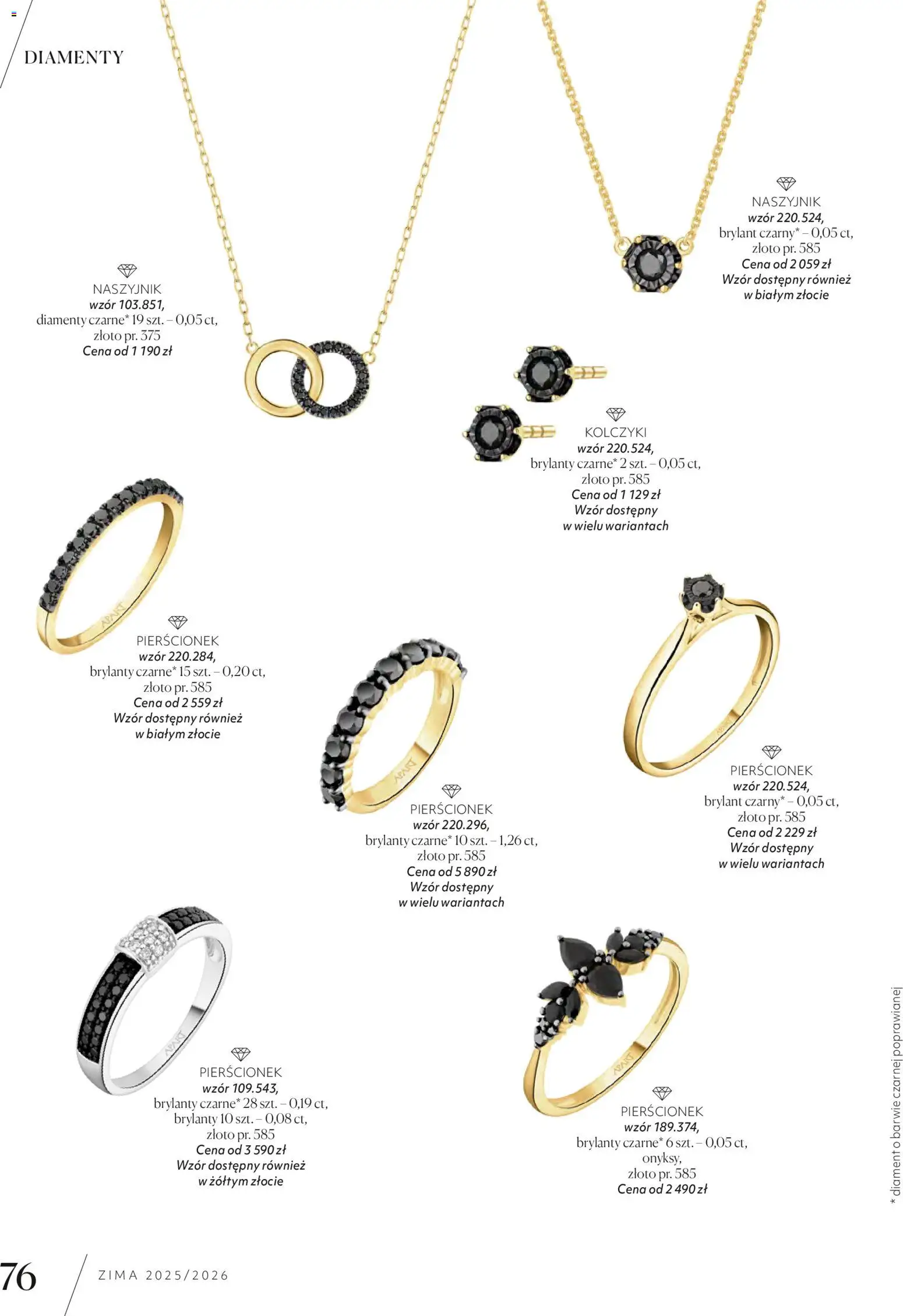 Apart promocje od 04.11.2025 | Strona: 78 | Produkty: Naszyjnik, Pierścionek