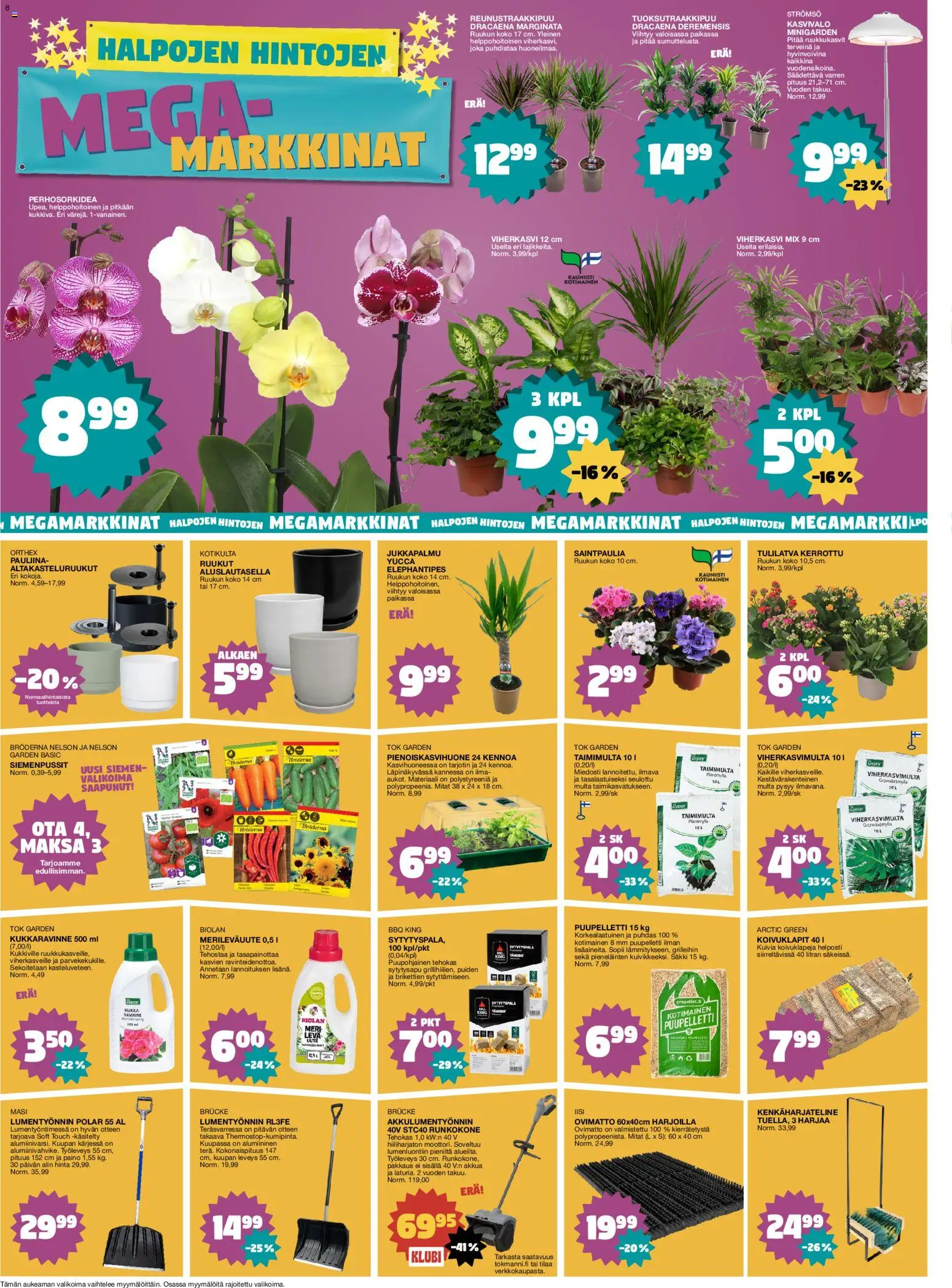 Tokmanni tarjoukset – voimassa 19.01.2026 alkaen | Sivu: 8 | Tuotteet: Multa, Ovimatto, Tarjotin