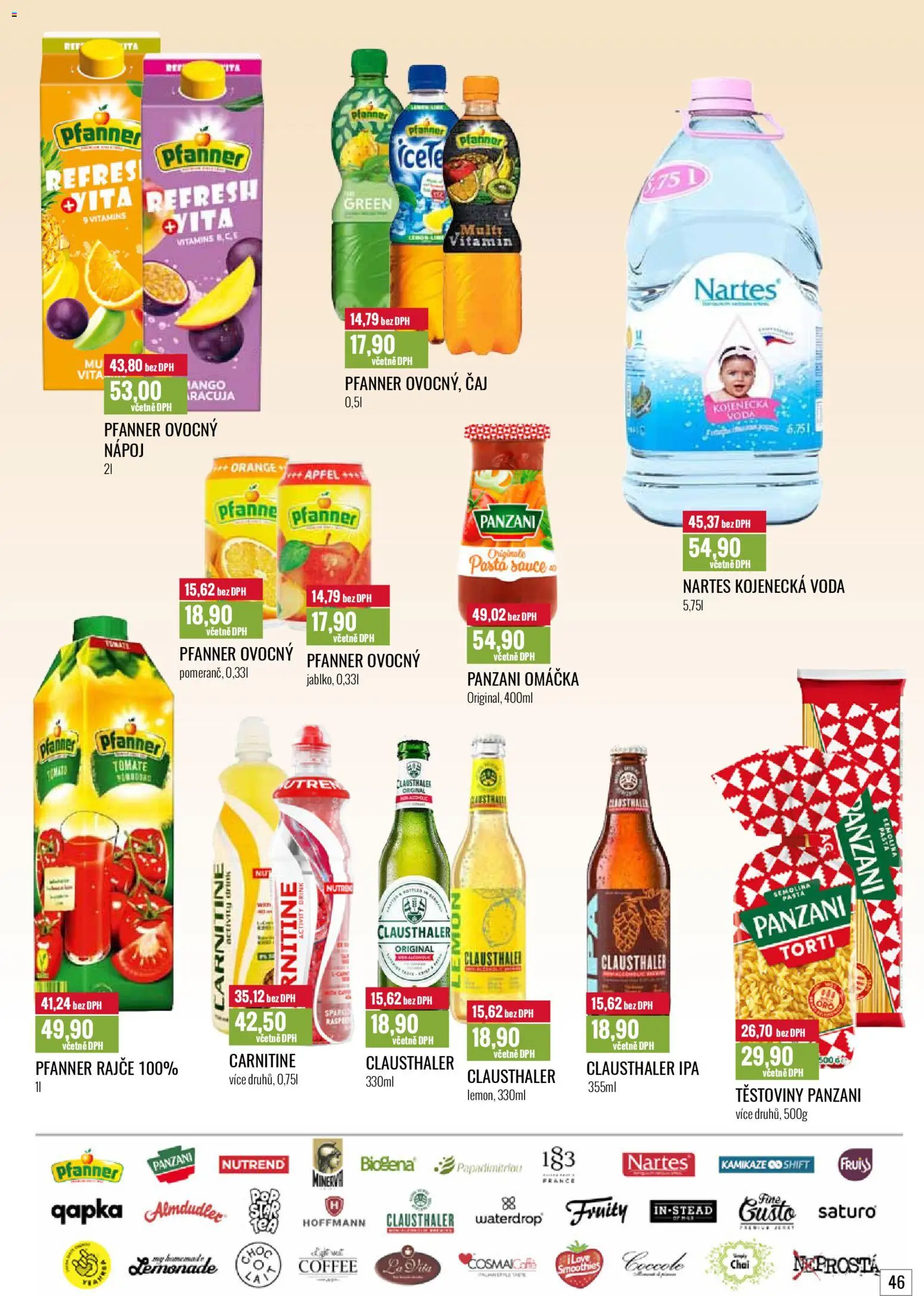 Ratio leták od 01.02.2026 | Strana: 47 | Produkty: Kojenecká voda, Voda, Waterdrop, Těstoviny Panzani