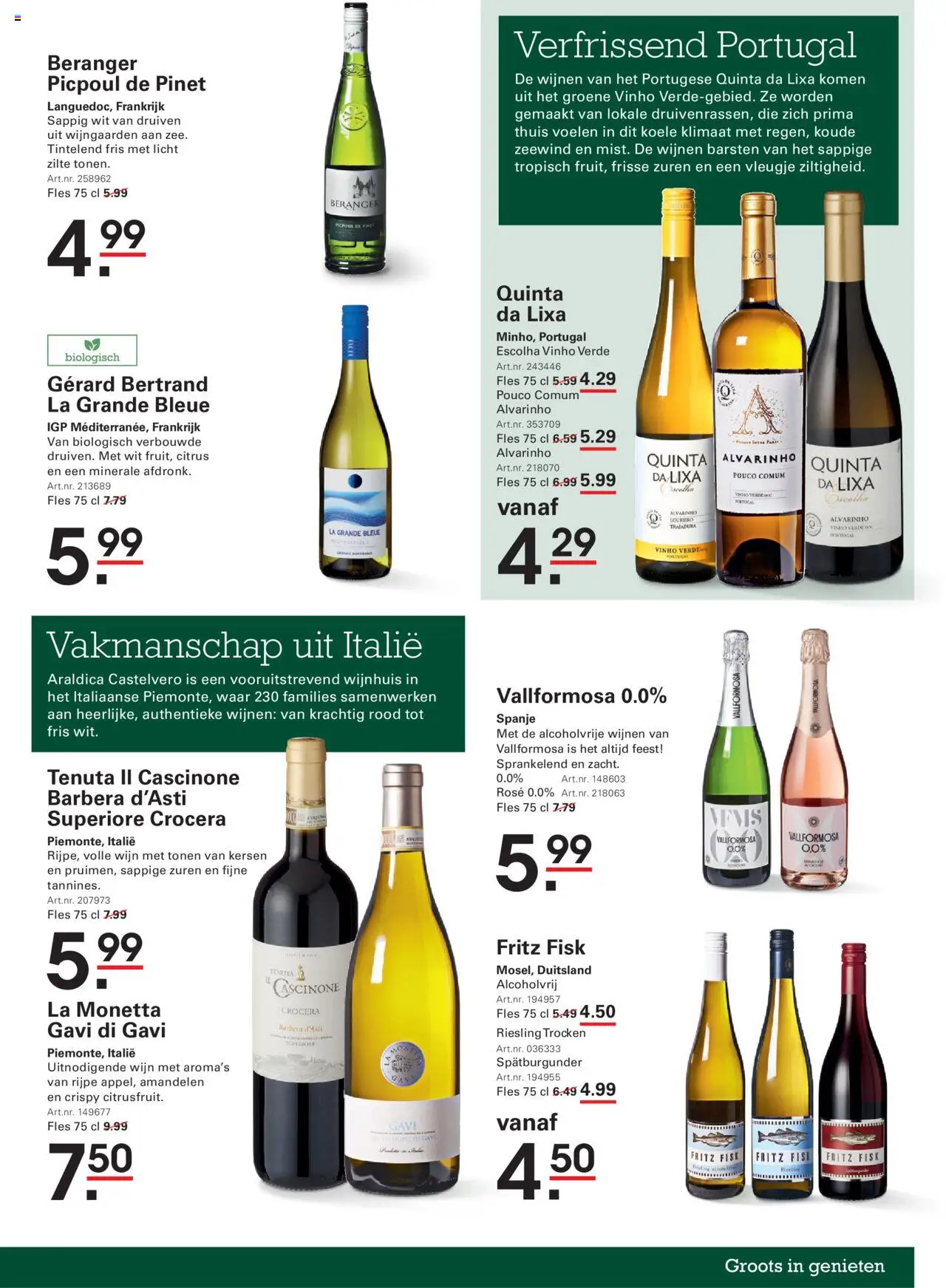 {H1} | Pagina: 63 | Producten: Wijn, Fles, La, Druiven