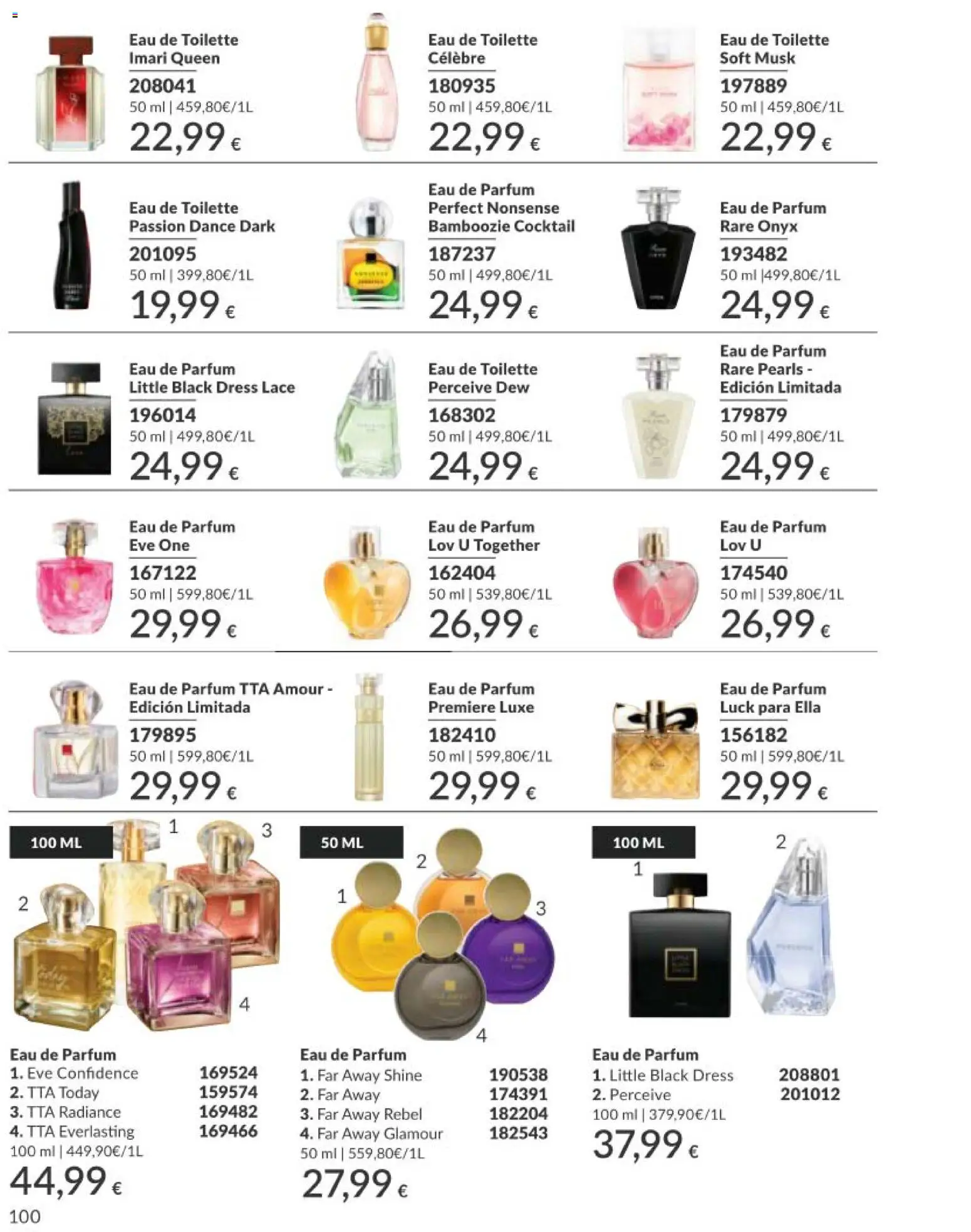 Catálogo AVON campaña 5 │ válido desde el 01.05.2026 | Página: 100 | Productos: Perfume, Eau de toilette, Eau de parfum