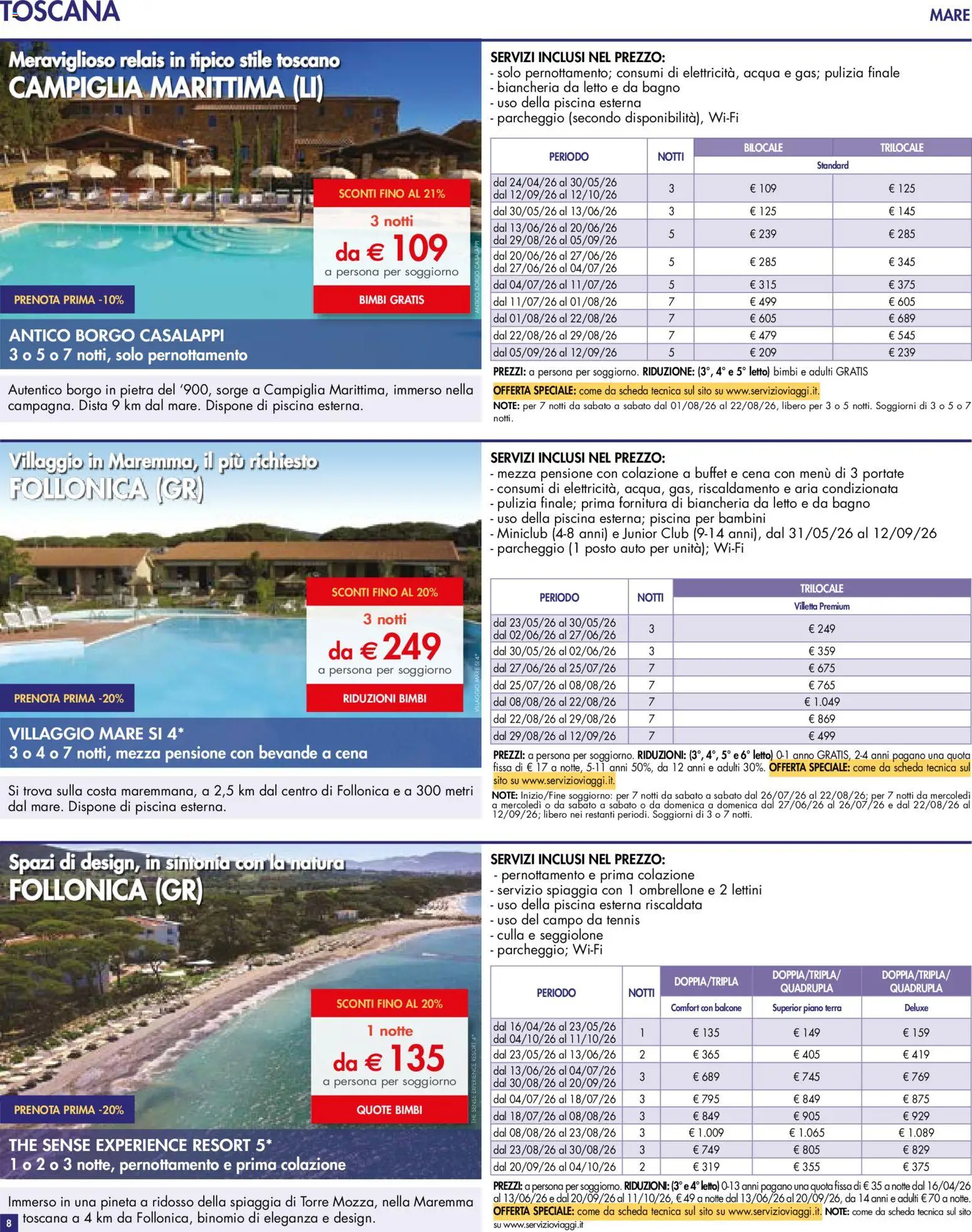 Volantino Esselunga S del 28.01.2026 | Pagina: 8 | Prodotti: Ombrellone, The, Aria condizionata, Letto