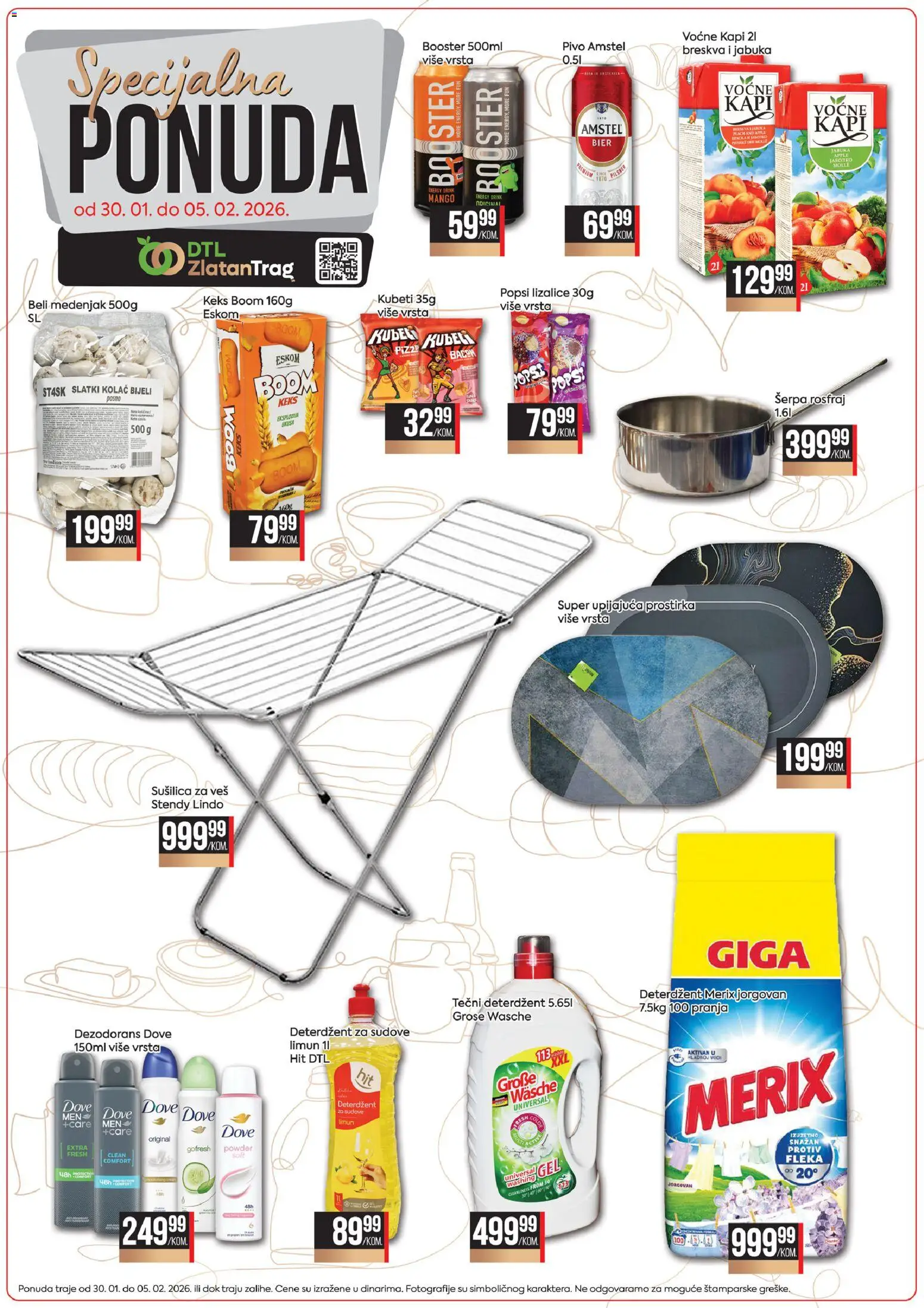 Zlatan Trag katalog - važi od 30.01.2026 | Strana: 2 | Proizvode: Keks, Pivo, Limun, Sušilica za veš
