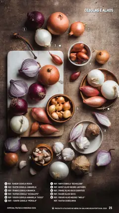 Pré-visualização Makro Especial Frutas e Verduras 2026 válido de 06.03.2026 | Página: 25 | Produtos: Alhos, Cebola