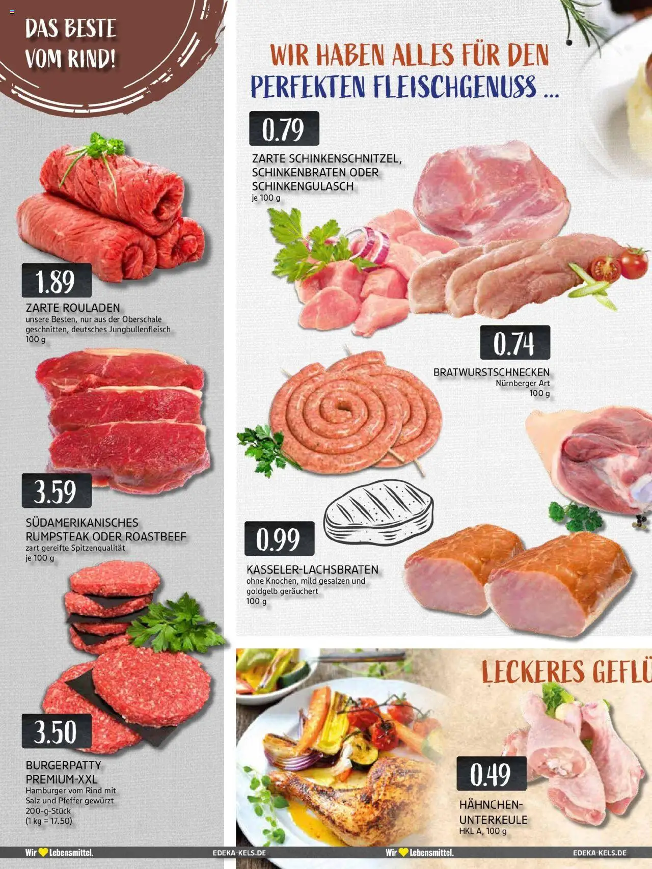 Edeka prospekt Ratingen-Ost	 – gültig ab 29.09.2025 | Seite: 2 | Produkte: Rumpsteak, Roastbeef, Salz, Pfeffer