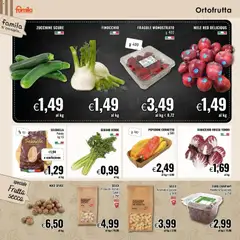 Anteprima del volantino Famila volantino valido a partire dal 16.03.2026 | Pagina: 2 | Prodotti: Peperoni, Patate, Sedano, Arachidi
