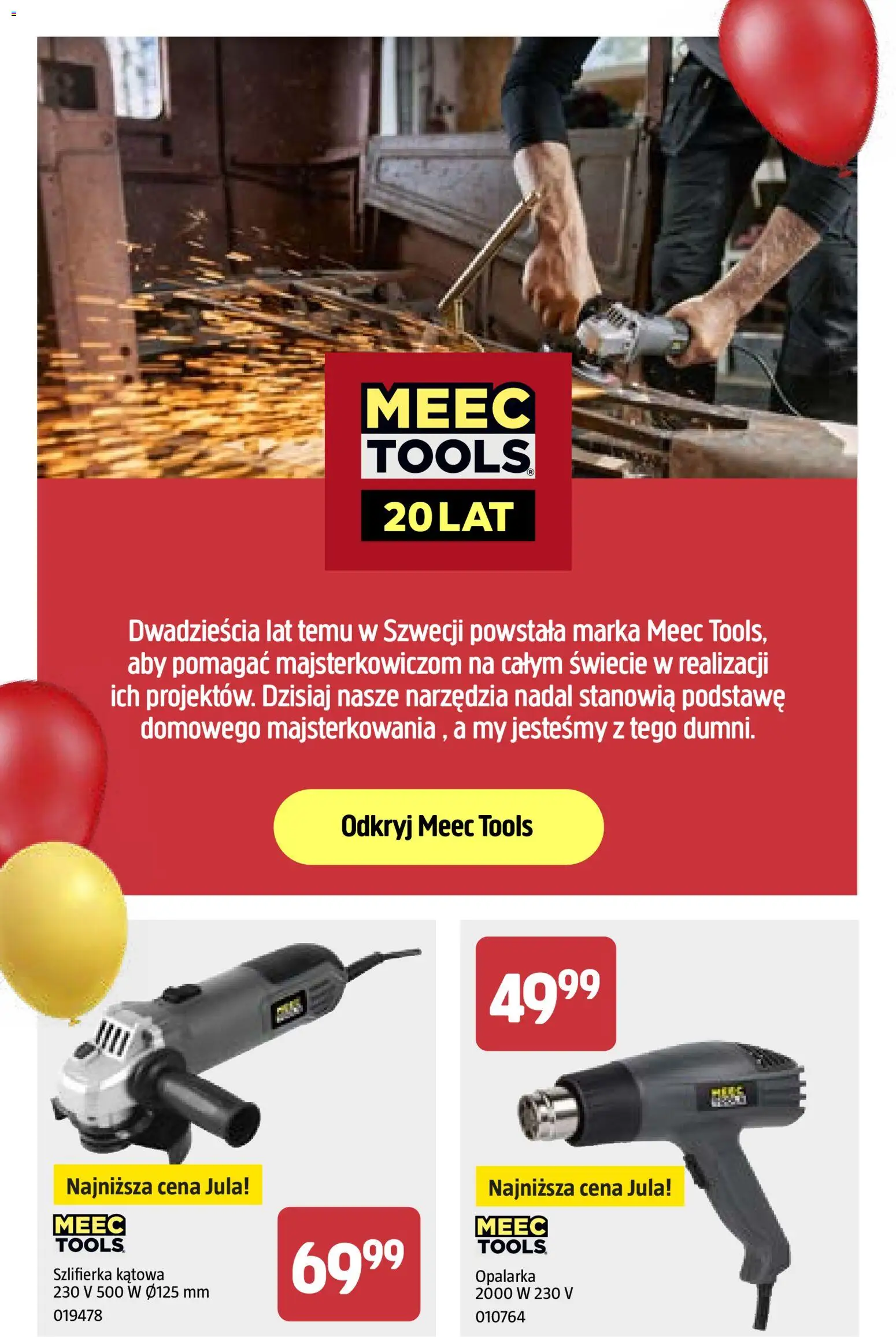 Jula gazetka - Wiosna od 26.02.2026 | Strona: 14 | Produkty: Szlifierka