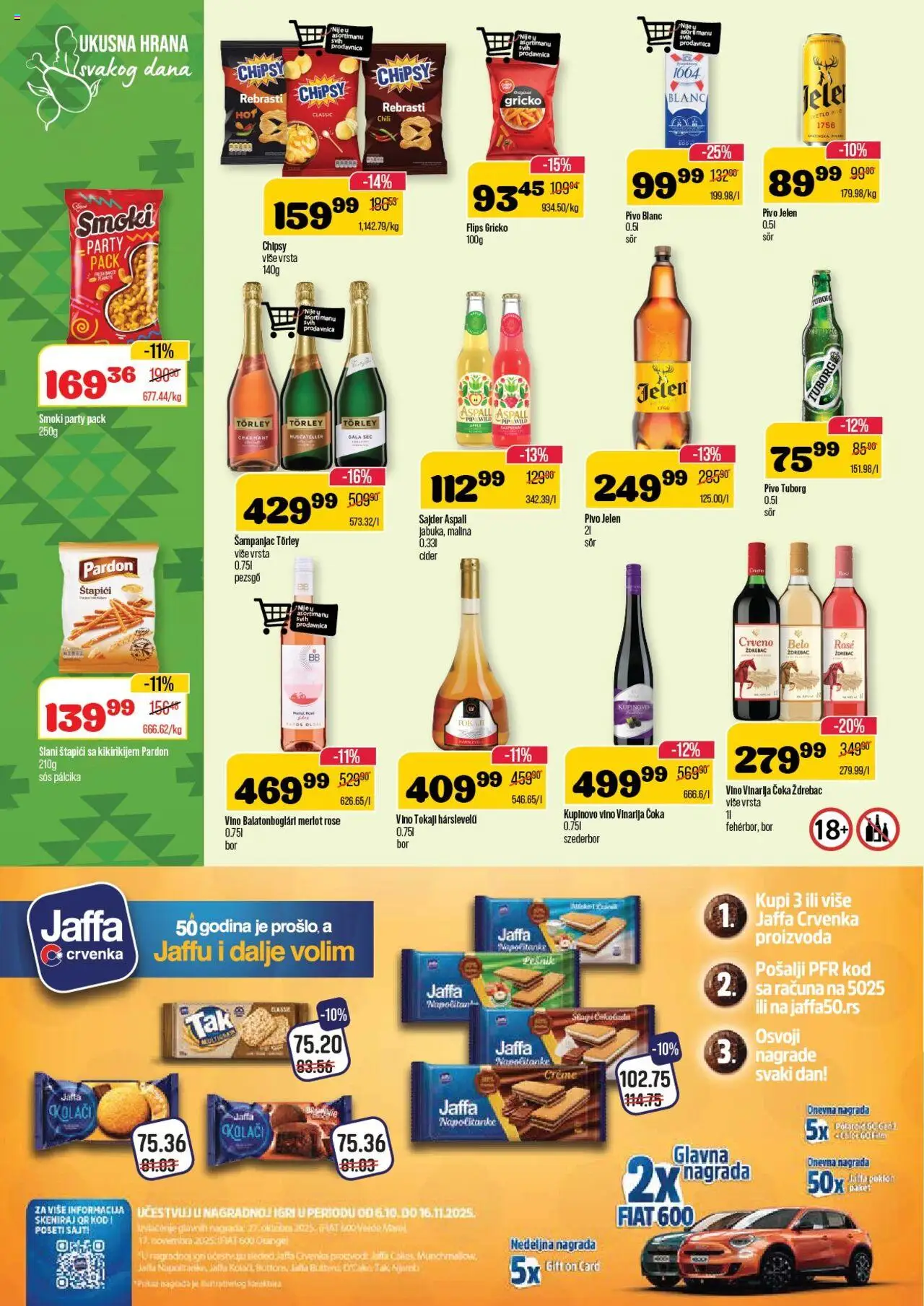 Senta Promet katalog - važi od 08.10.2025 | Strana: 10 | Proizvode: Smoki, Sos, Pivo, Napolitanke