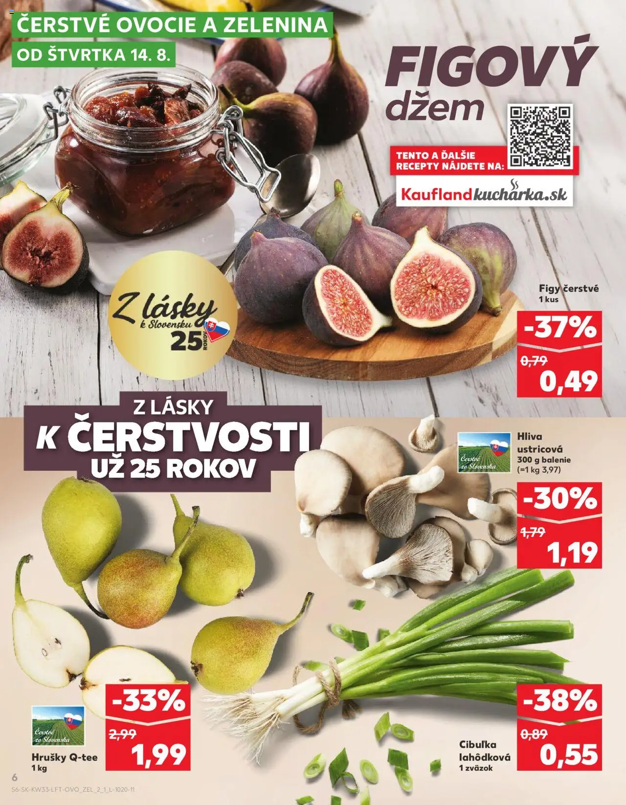 Kaufland SK akciós ujság - amely érvényes a következő dátumtól: 14.08.2025 | Oldal: 6