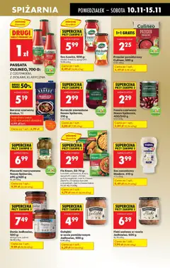 Pogląd oferty "PASSATA CULINEO, 700 G, Z czosnkiem, z ziołami, klasyczna" - ważna od 10.11.2025 | Strona: 55