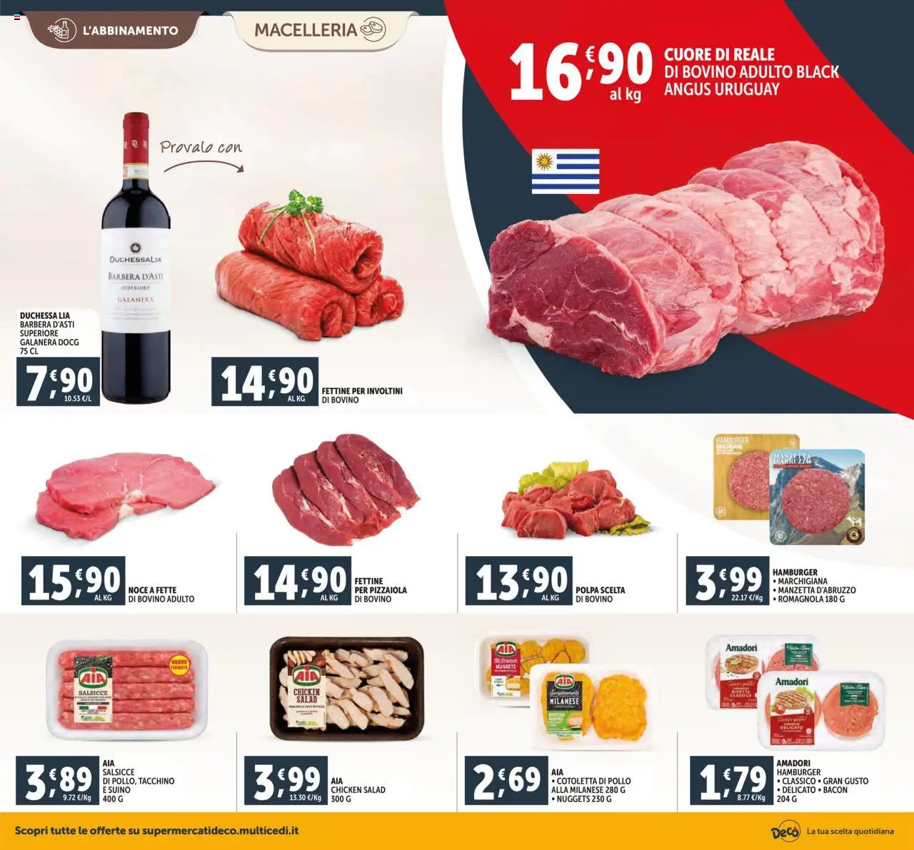 Volantino Decò del 16.10.2025 | Pagina: 6 | Prodotti: Pollo, Nuggets, Suino, Hamburger