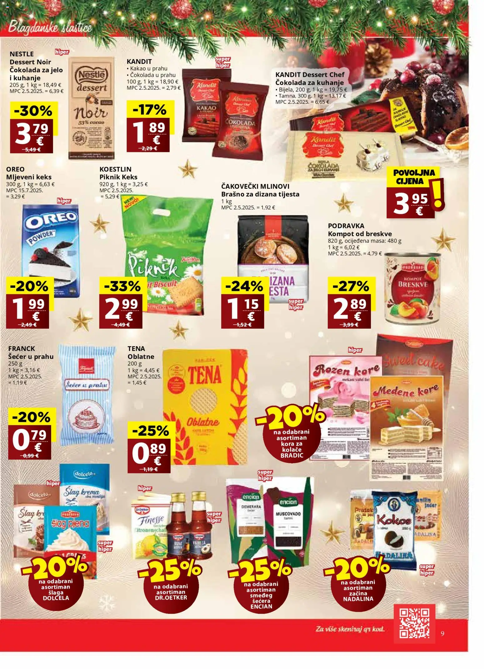 Ribola katalog | vrijedi od 17.12.2025 | Stranica: 9 | Proizvodi: Čokolada, Kakao, Kompot, Šećer u prahu