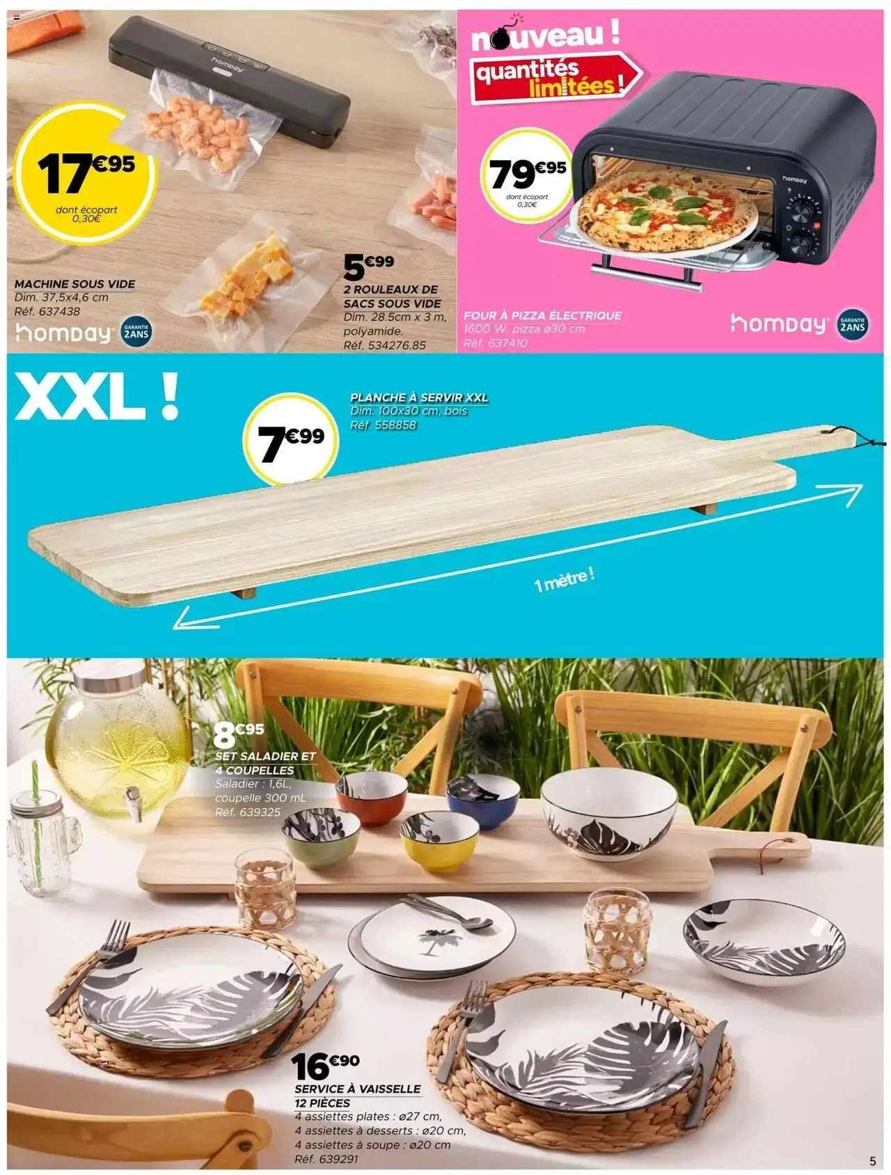  | Page: 5 | Produits: Machine sous vide, Soupe, Four, Pizza