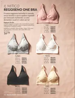 Volantino Avon del 01.09.2025 | Pagina: 152 | Prodotti: Tè, Reggiseno, Bretelle