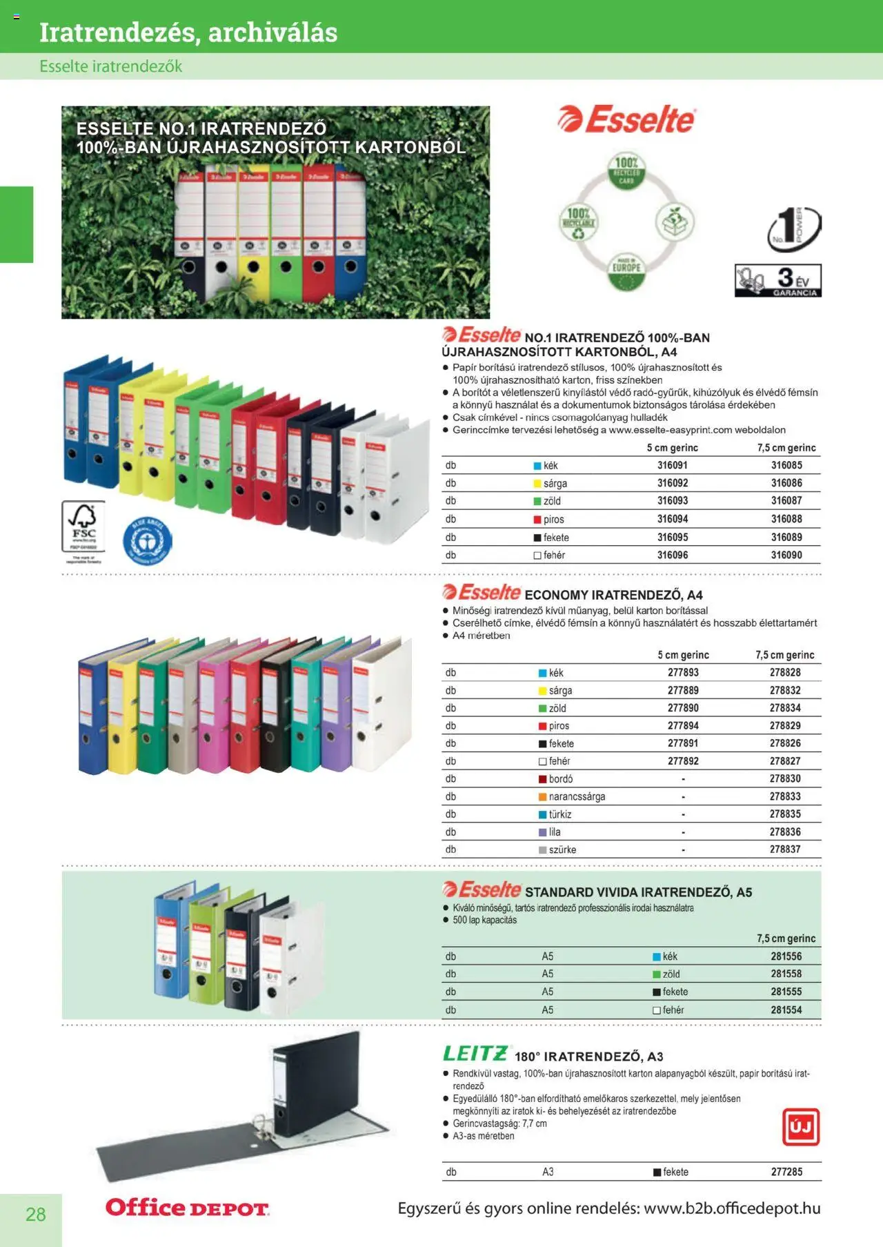 Office Depot akciós ujság - amely érvényes a következő dátumtól: 10.04.2025 | Oldal: 28