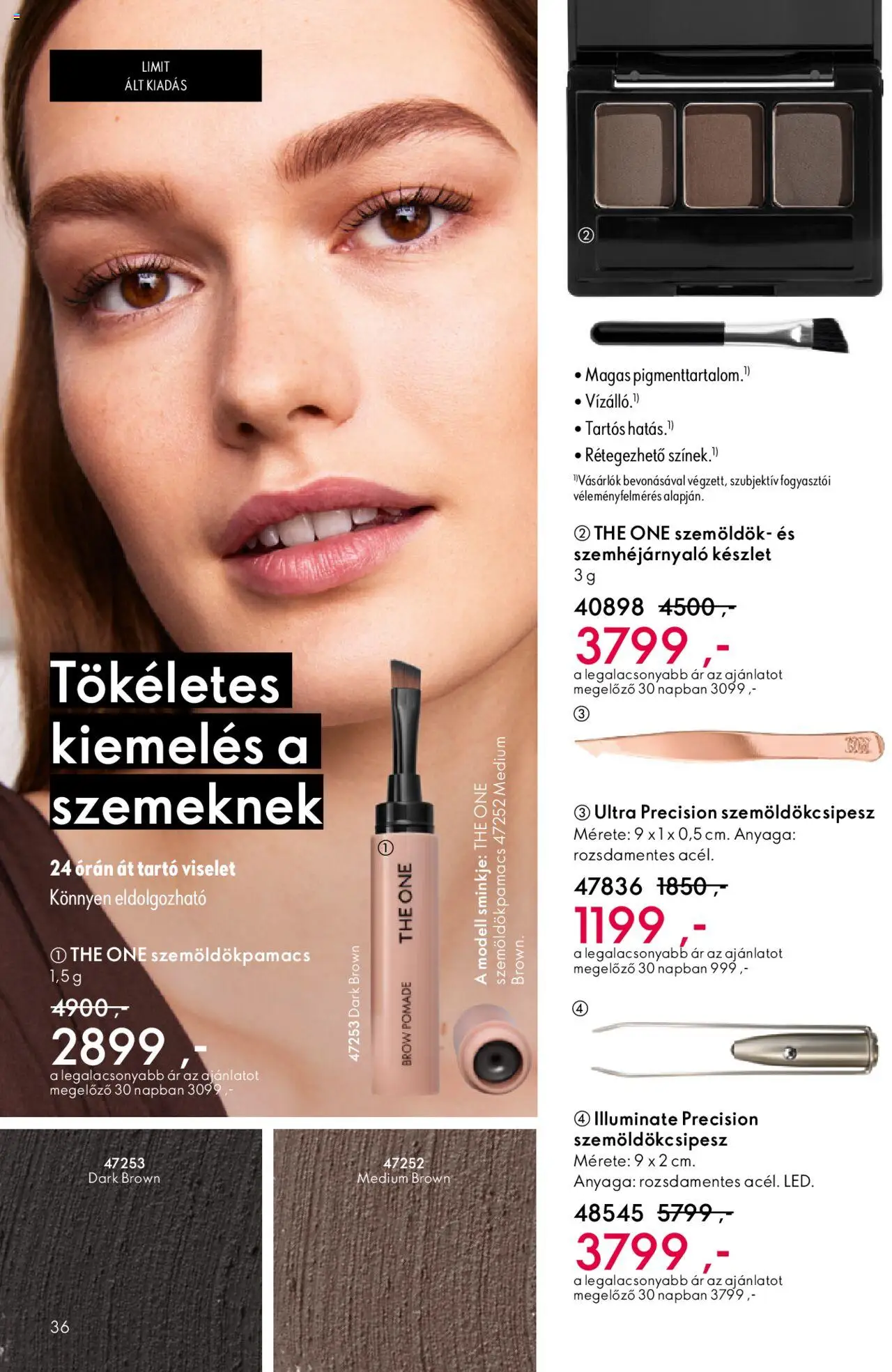 Oriflame akciós ujság - amely érvényes a következő dátumtól: 01.10.2025 | Oldal: 36 | Termékek: Szemöldökcsipesz