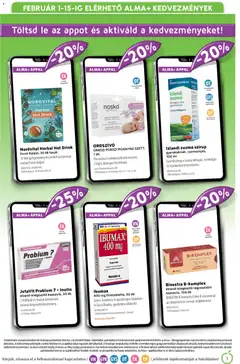 Alma Gyógyszertárak Akciós újság - amely érvényes a következő dátumtól: 01.02.2026 | Oldal: 3
