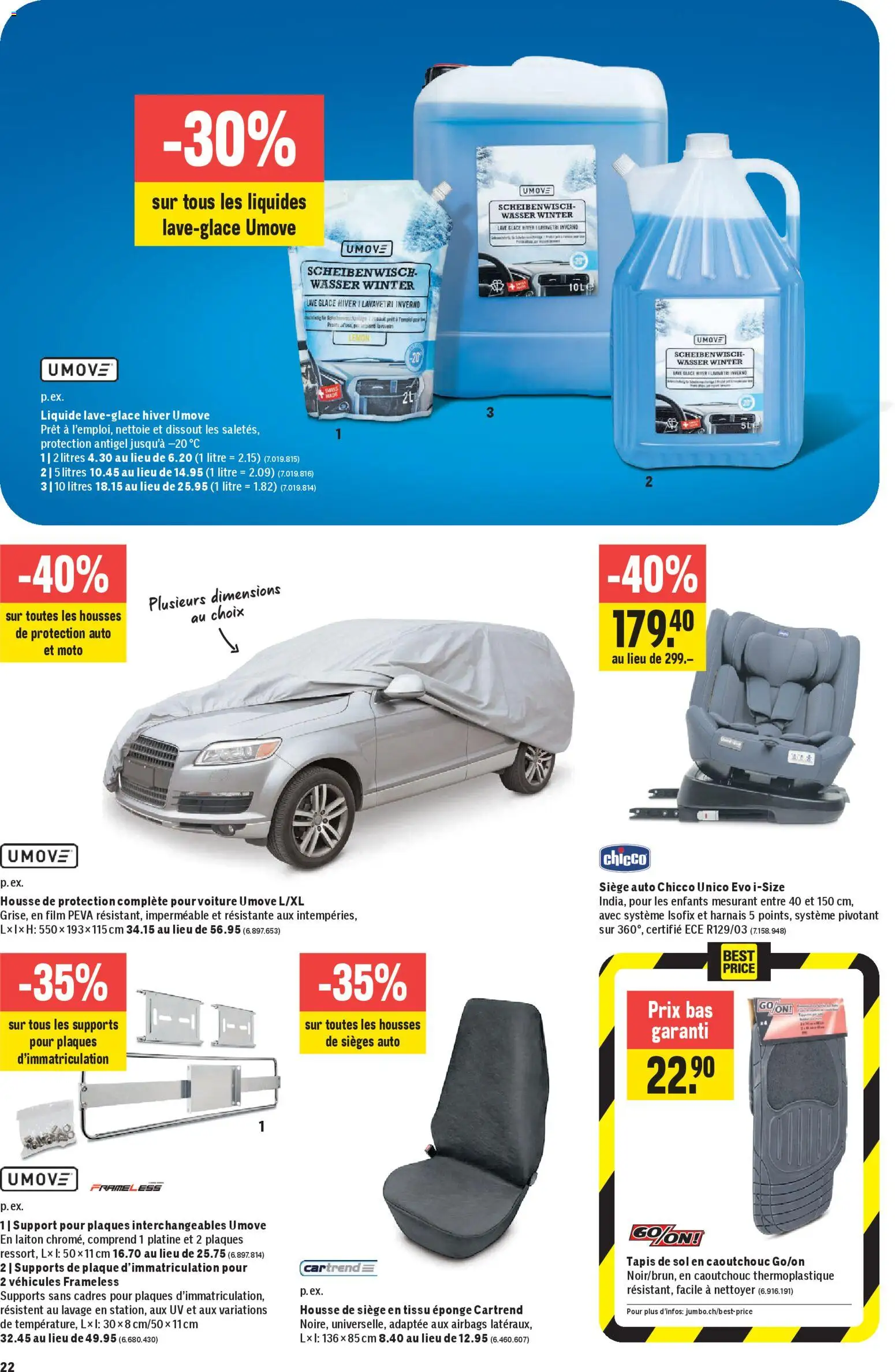 Jumbo Aktionen FR – gültig ab 20.11.2025 | Seite: 22 | Produkte: Glace, Wasser