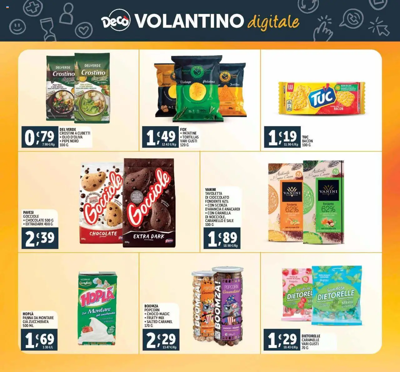 Volantino Decò del 21.08.2025 | Pagina: 27 | Prodotti: Stevia, Caramelle, Sale, Anacardi