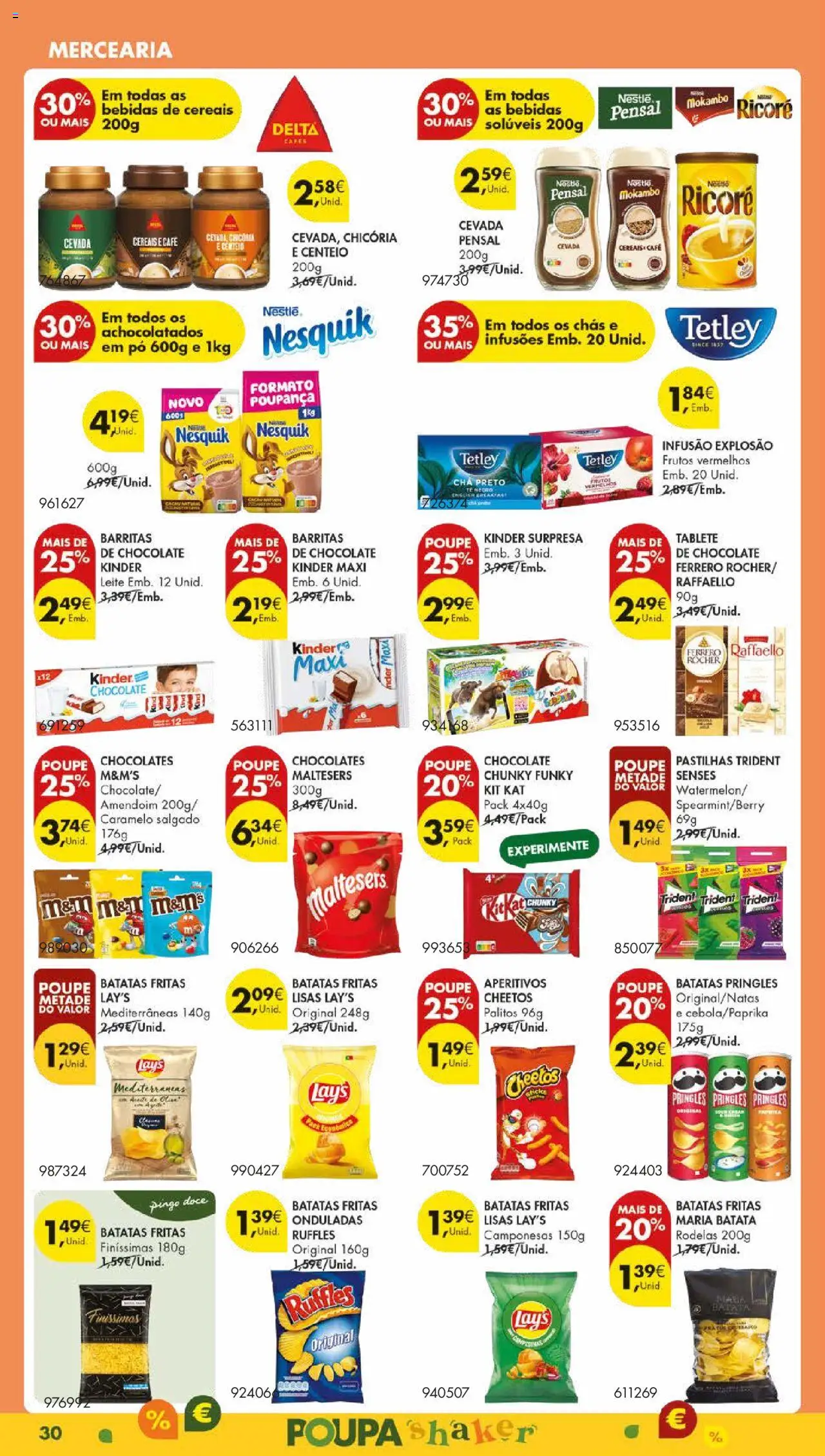 Pingo Doce folheto │ válido de 09.09.2025 | Página: 34 | Produtos: Leite, Nestlé, Chá, Cereais