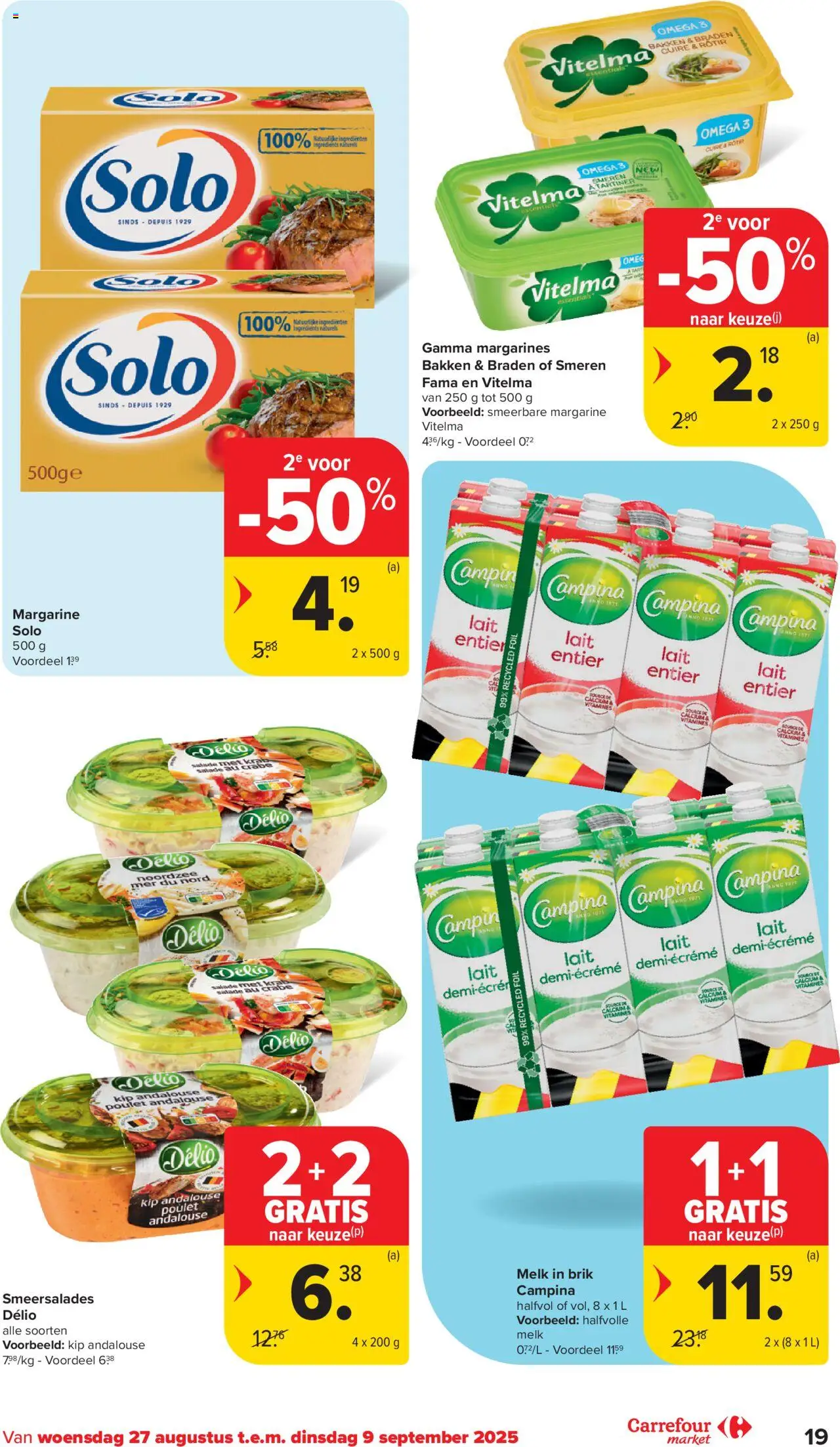  | Pagina: 19 | Producten: Salade, Kip, Melk