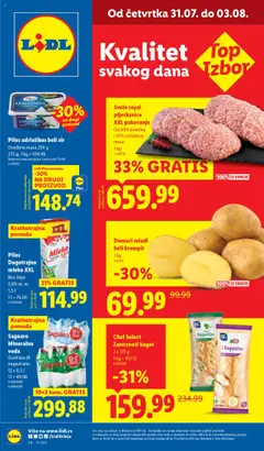 Lidl katalog - pregled Lidl kataloga - važi od 31.07.2025