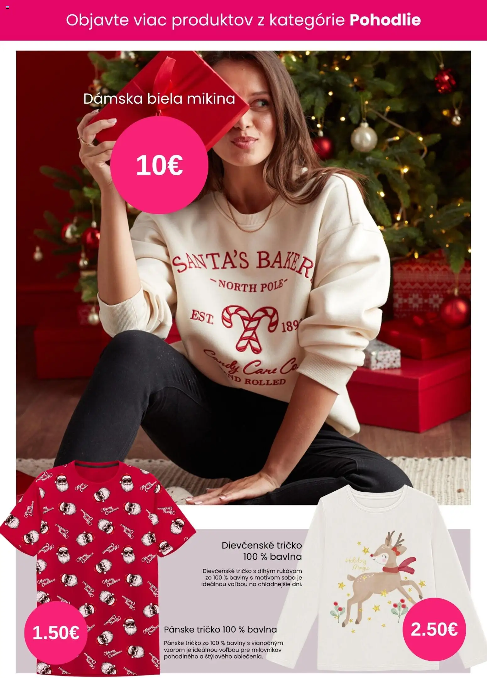 Nové Pepco akcie – leták je platný od 06.11.2025 | Strana: 5 | Produkty: Tričko, Mikina