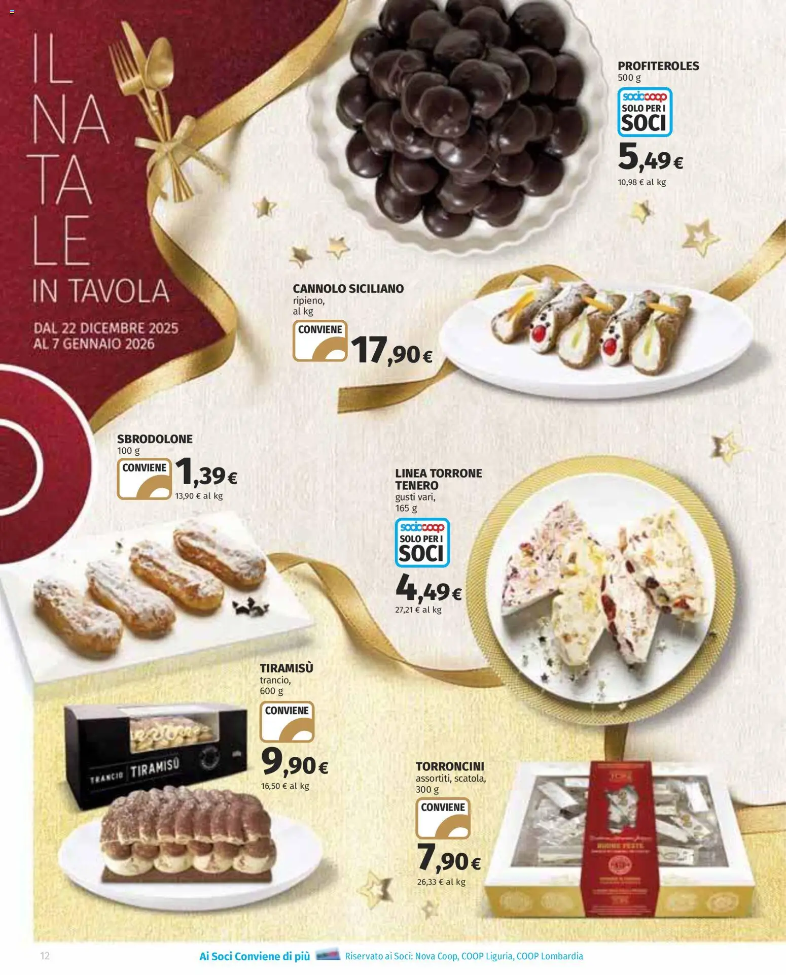 Volantino Ipercoop del 22.12.2025 | Pagina: 12 | Prodotti: Torroncini