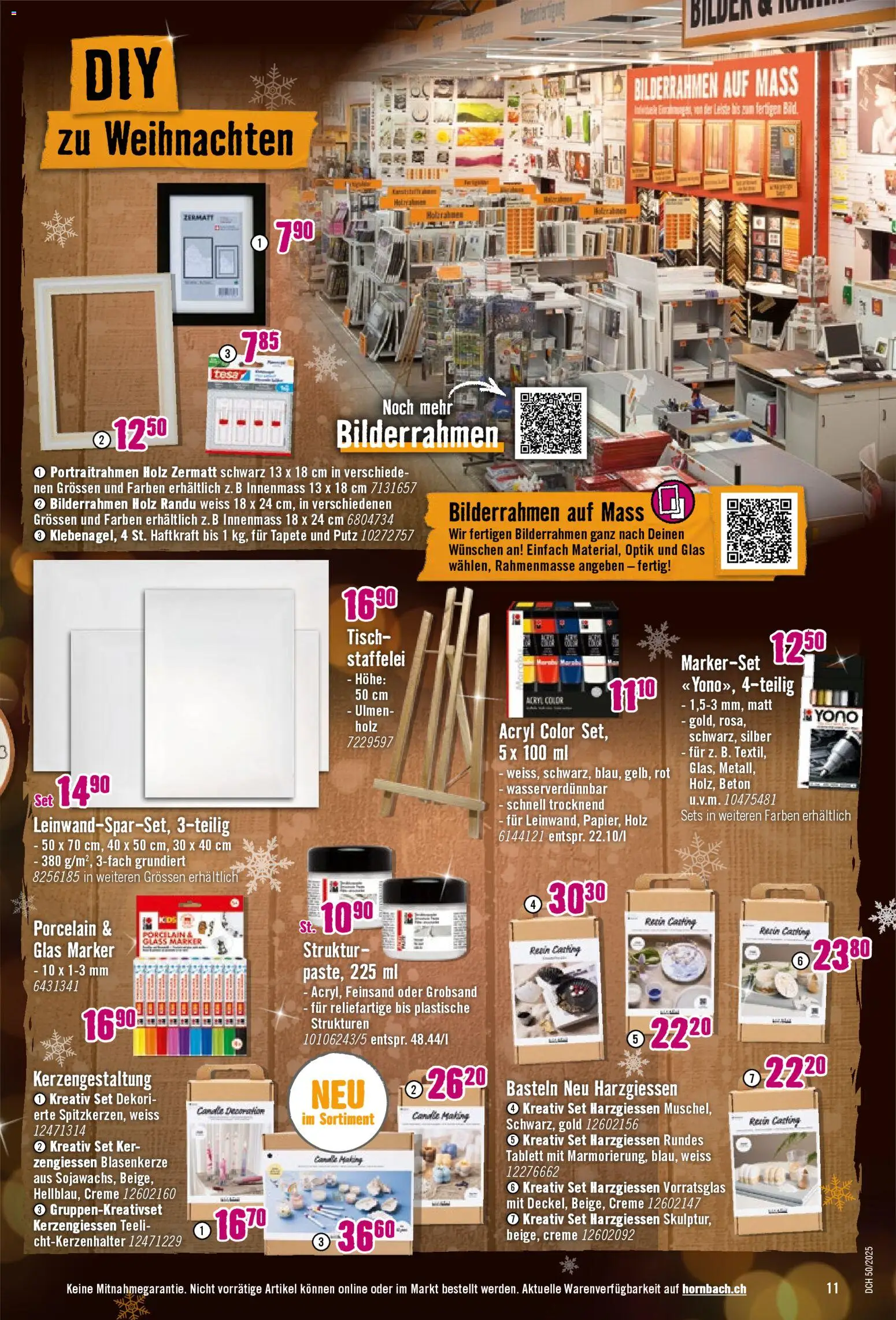 Hornbach Aktionen – gültig ab 06.12.2025 | Seite: 11 | Produkte: Tisch, Bilden, Creme