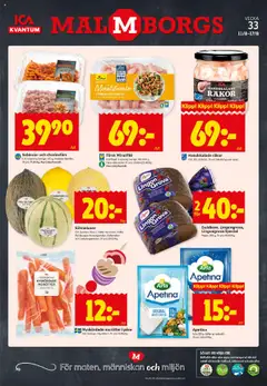 ICA Kvantum - Malmö - Förhandsvisning av reklamblad från butik ICA Kvantum aktuell från 11.08.2025