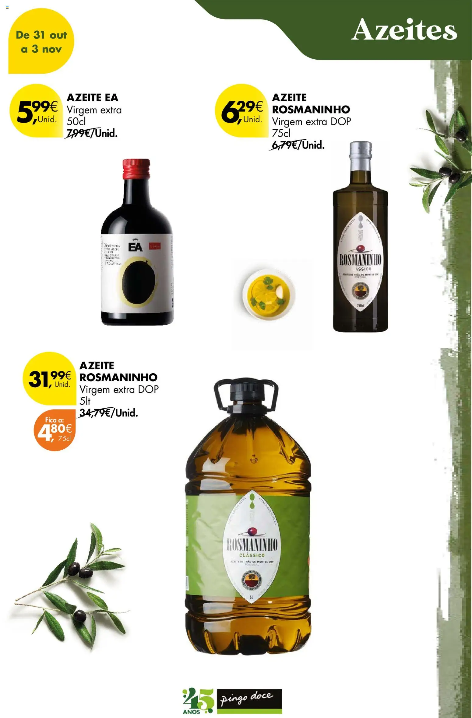Pingo Doce Poupe este Fim de Semana │ válido de 31.10.2025 | Página: 15 | Produtos: Azeite