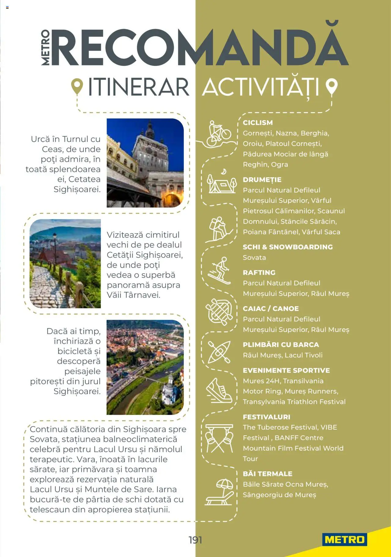 Metro catalog - Ghid de călătorie România – valabil de la 01.08.2025 | Pagină: 191 | Produse: Dana kuşbaşı