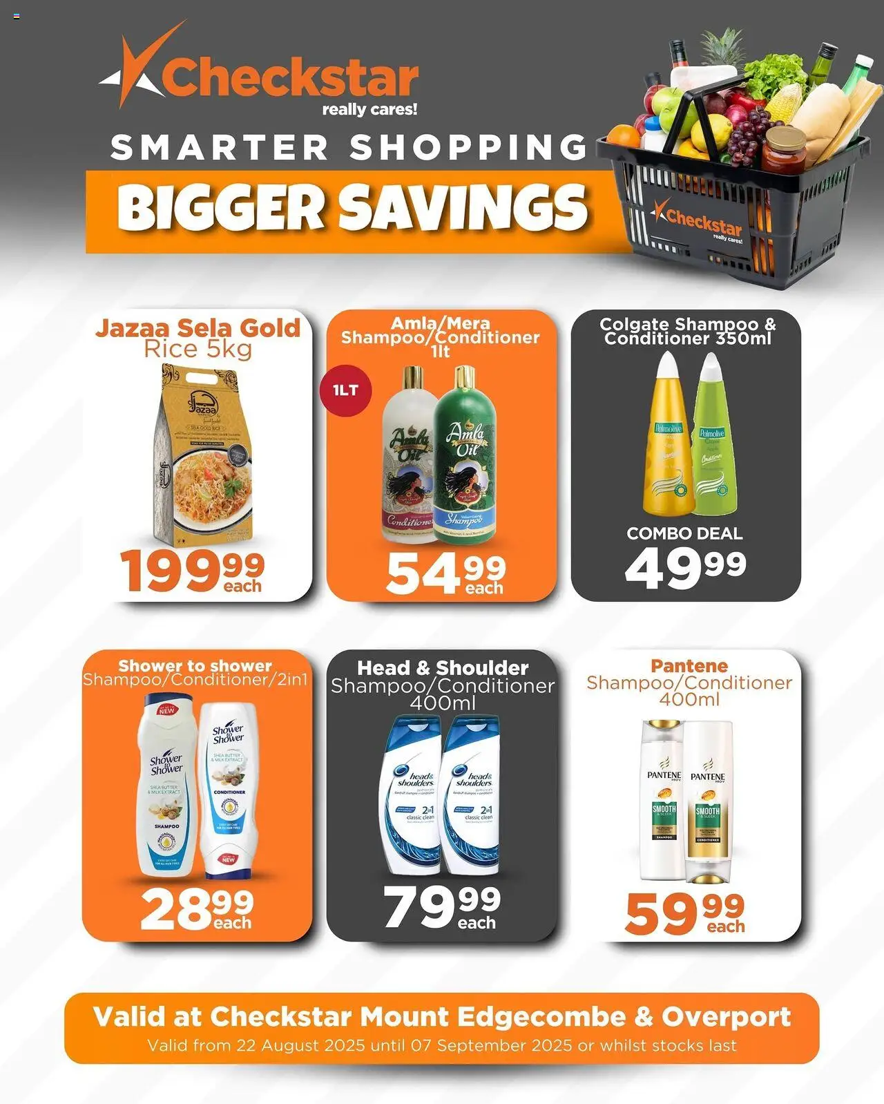 Check Star Mount Edgecombe and Overport Specials  │ valid from 22.08.2025 | Page: 17 | Products: Shower, Rice, Shampoo, Conditioner