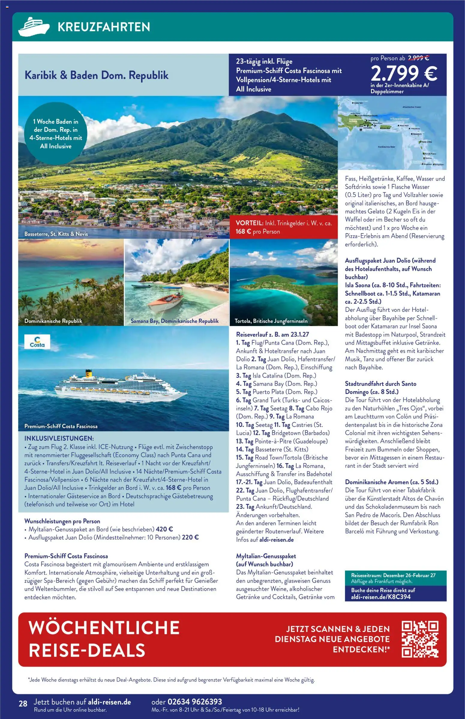 Aldi Reisen  Reisemagazin – gültig ab 01.04.2026 | Seite: 24